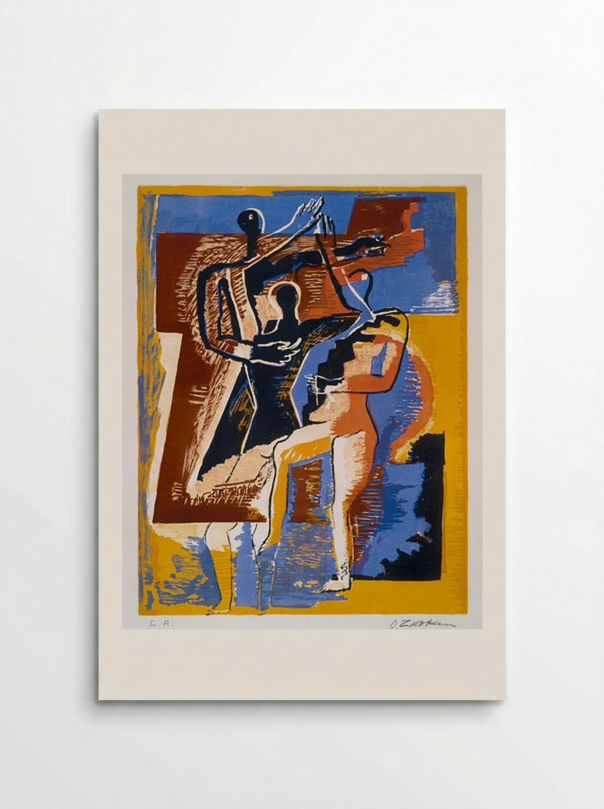 Visitors to the Sun - Ossip Zadkine - Poster