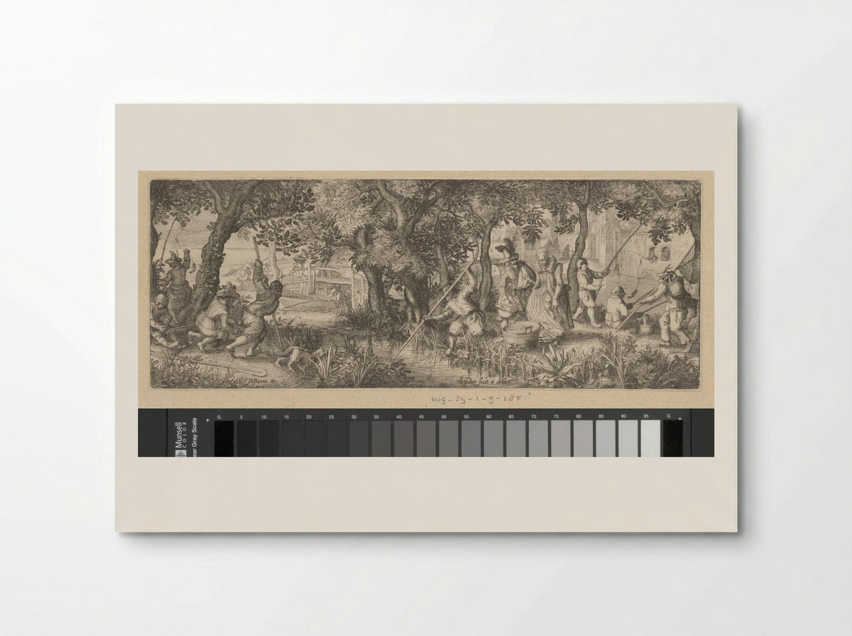 Visvangst (Fishing) - Claes Jansz. Visscher (II) - Poster