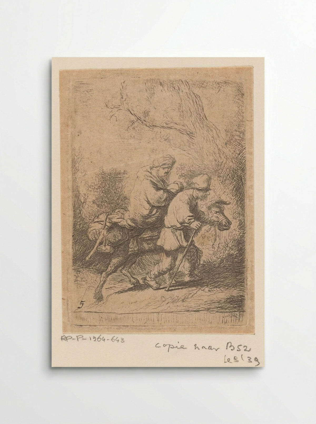 Vlucht naar Egypte - Claude Henri Watelet - Poster