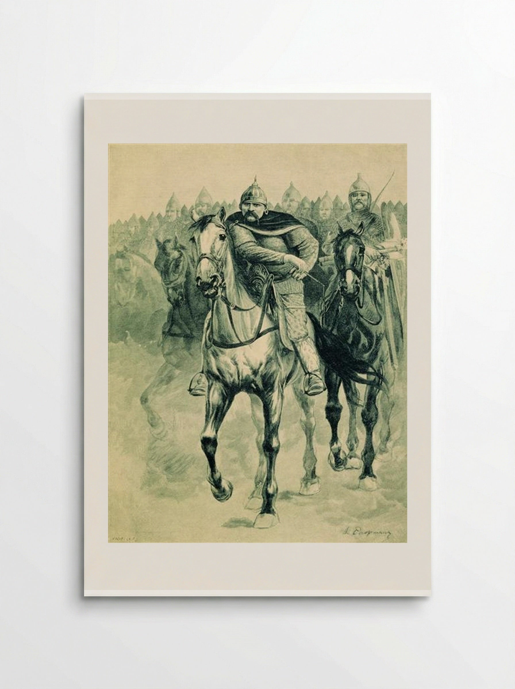Volga Vseslavevich - Andrei Ryabushkin - Poster