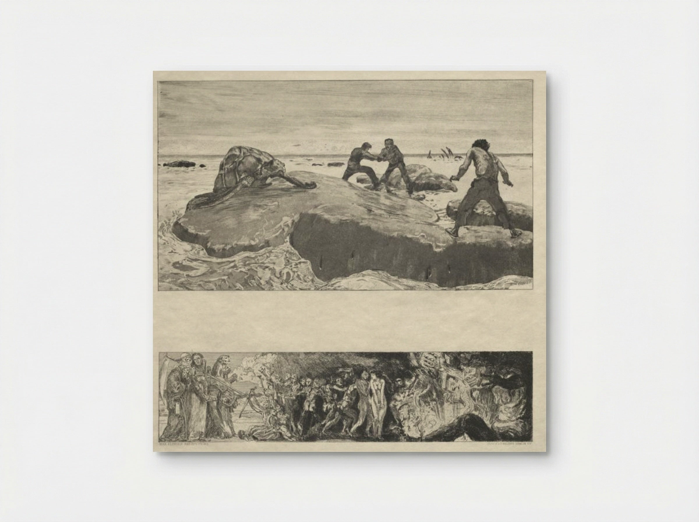 Vom Tode I (Opus II, No. 2) - Max Klinger - Poster
