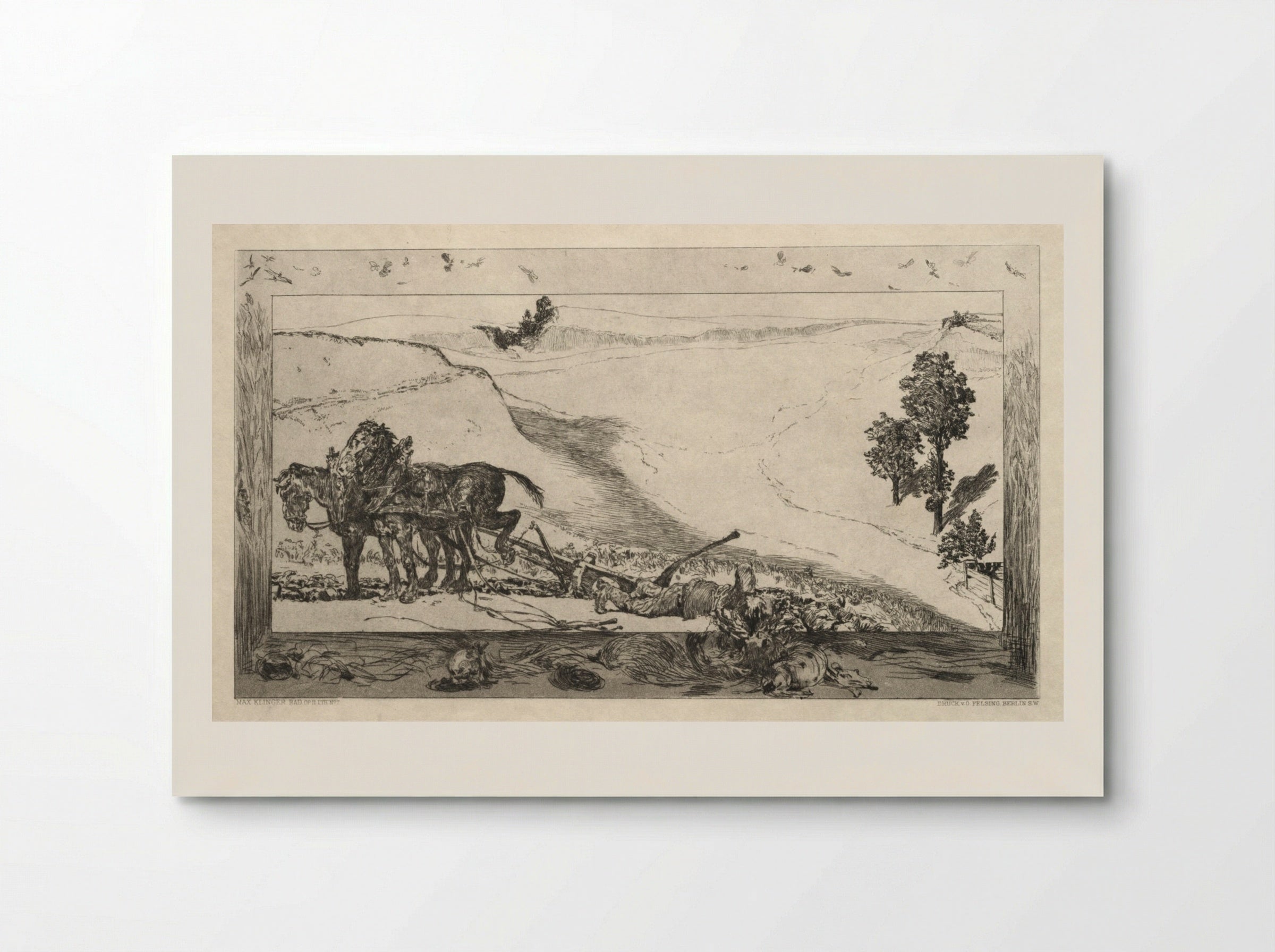 Vom Tode I (Opus II), No. 7 - Max Klinger - Poster