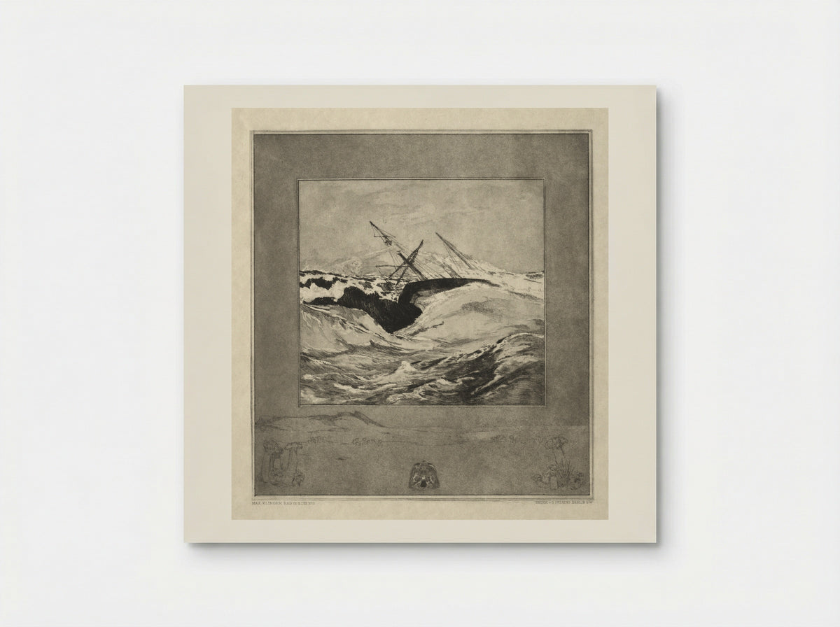 Vom Tode I, Opus II, No. 3 - Max Klinger - Poster