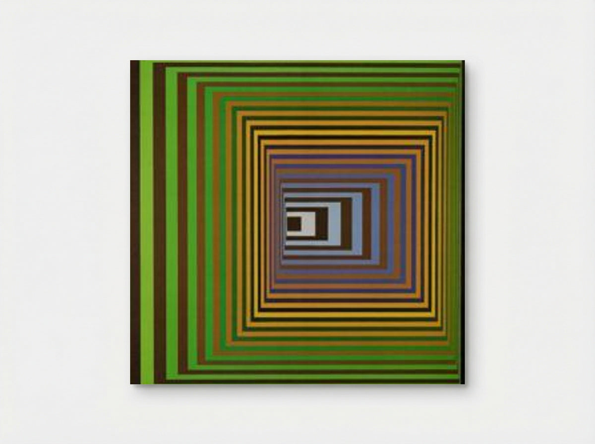Vonal Stri - Victor Vasarely - Poster