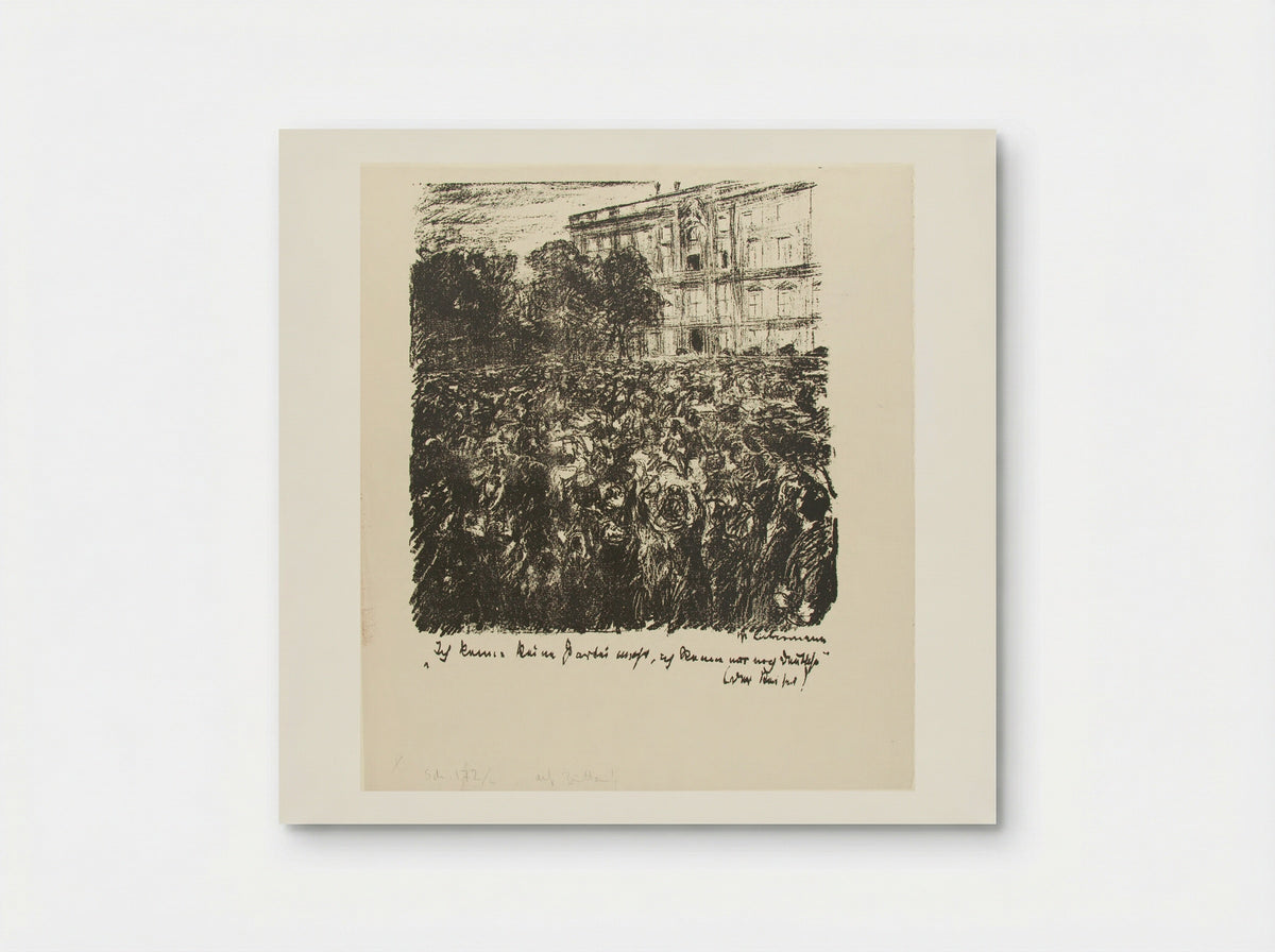 Vor dem Schloss - Max Liebermann - Poster