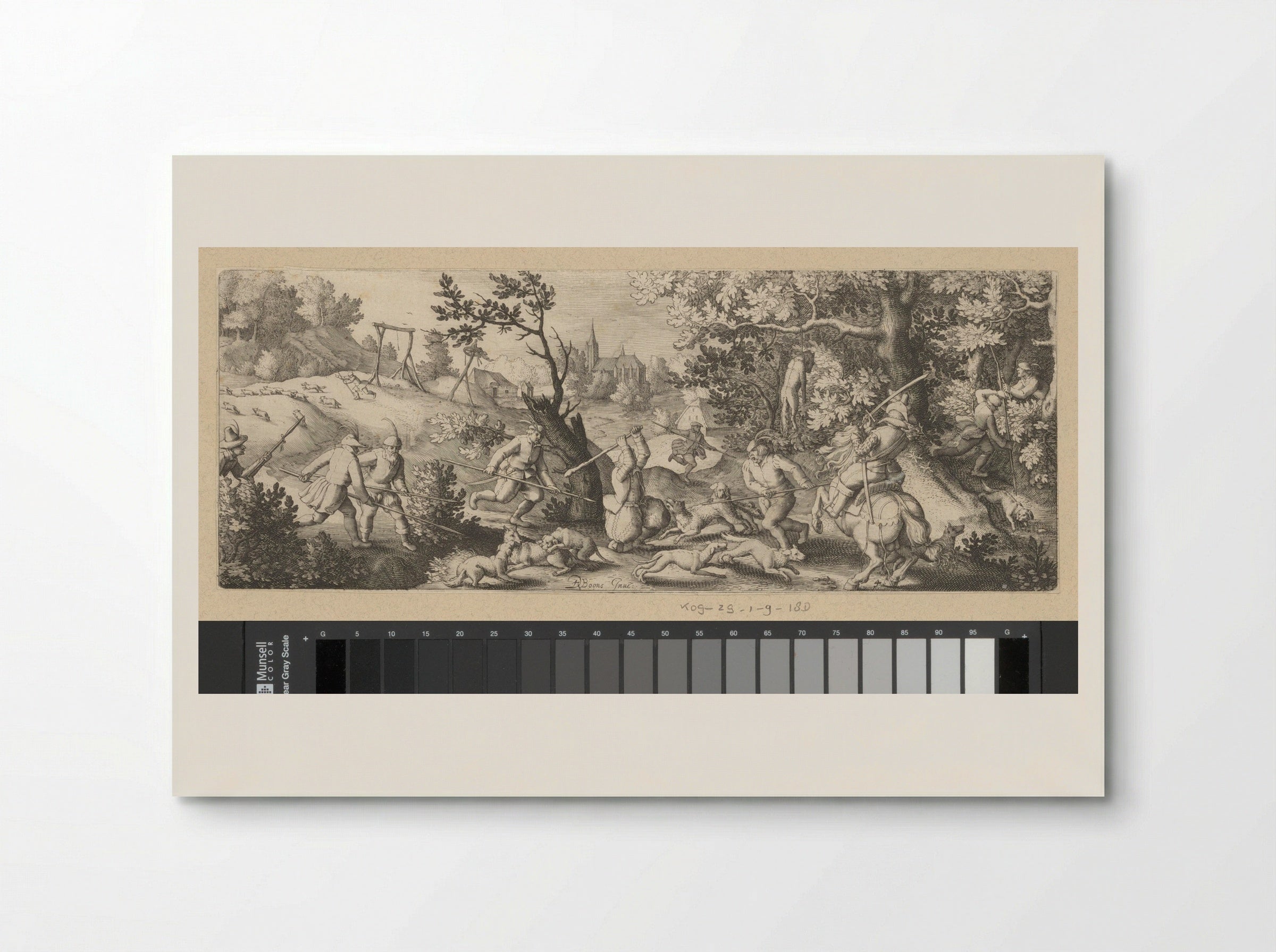 Vossenjacht (The Fox Hunt) - Claes Jansz. Visscher (II) - Poster