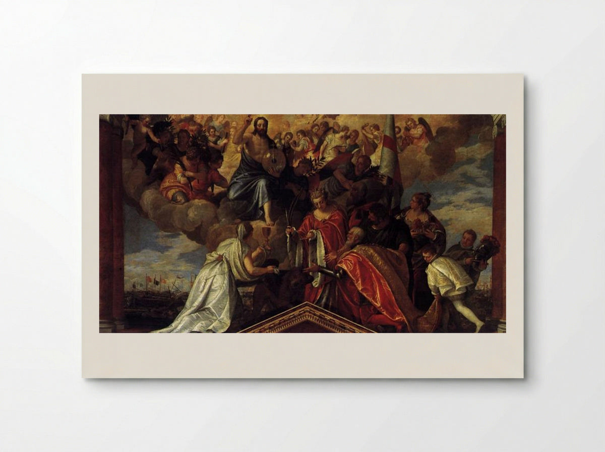 Votive Portrait of Doge Sebastiano Venier - Paolo Veronese - Poster