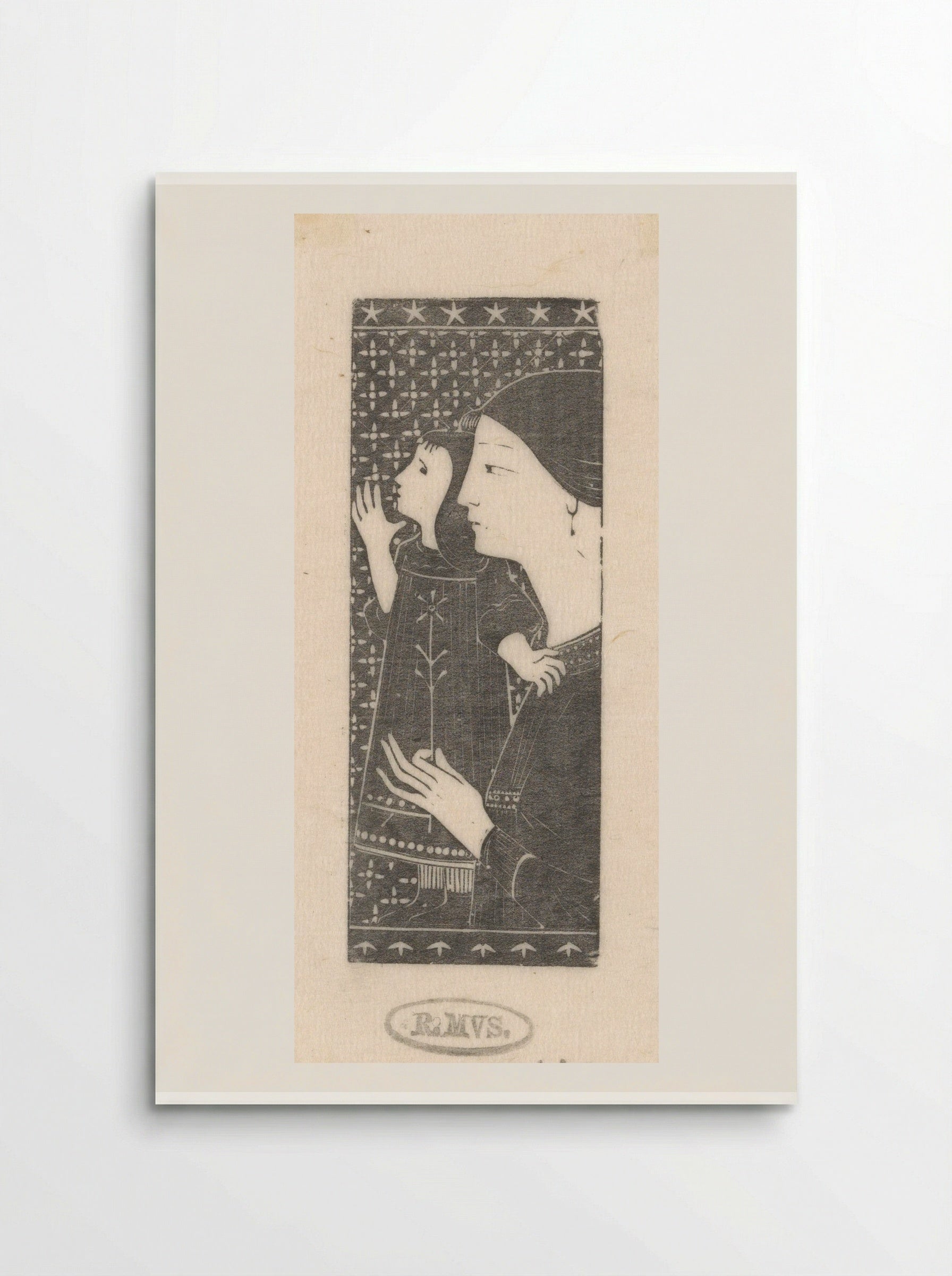 Vrouw en kind - Karel Petrus Cornelis de Bazel - Poster