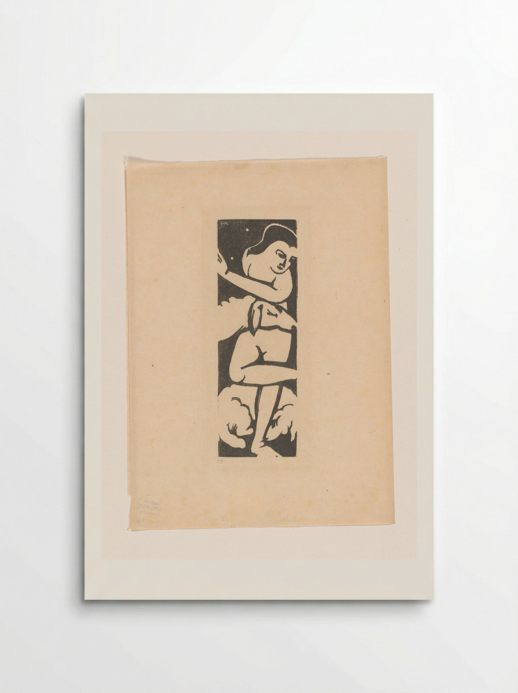 Vrouw met twee schapen - Franz Marc - Poster