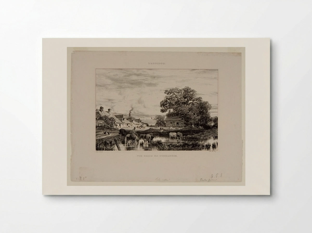 Vue Prise en Normandie - Jules Dupré - Poster