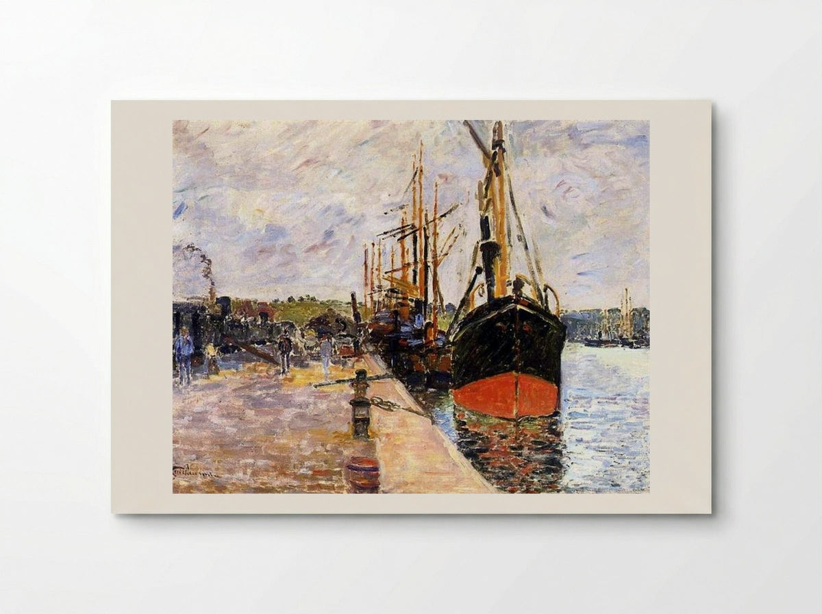 Vue de port - Armand Guillaumin - Poster