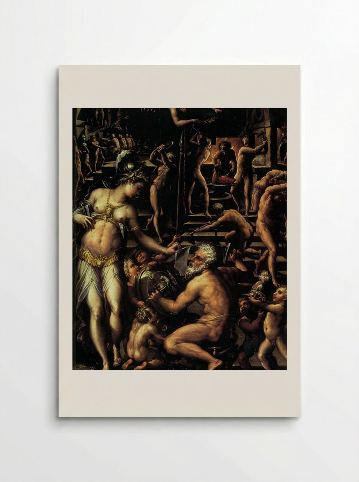 Vulcan's Forge - Giorgio Vasari - Poster