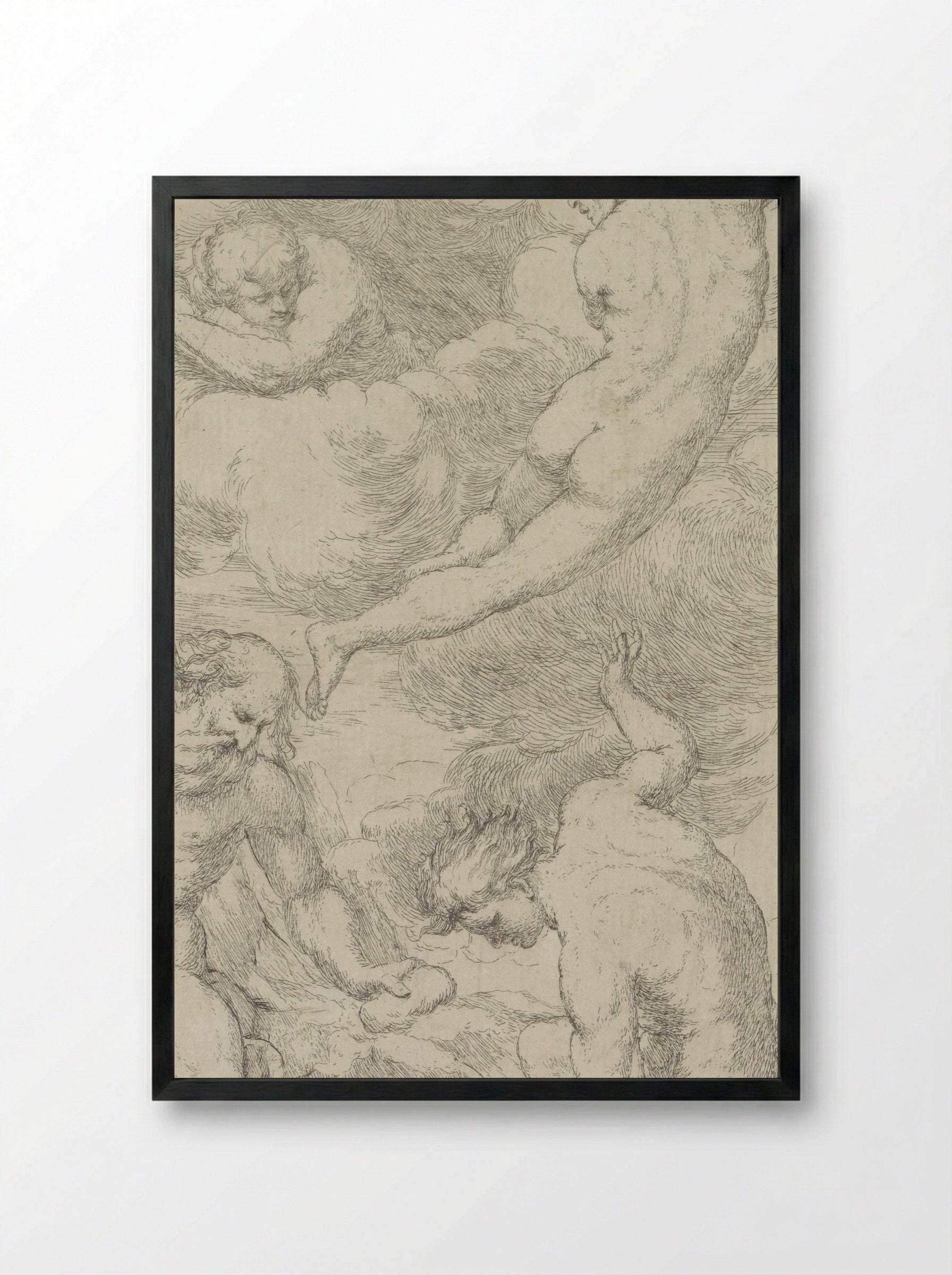 Vulcanus - Giuseppe Diamantini - Framed Print Black
