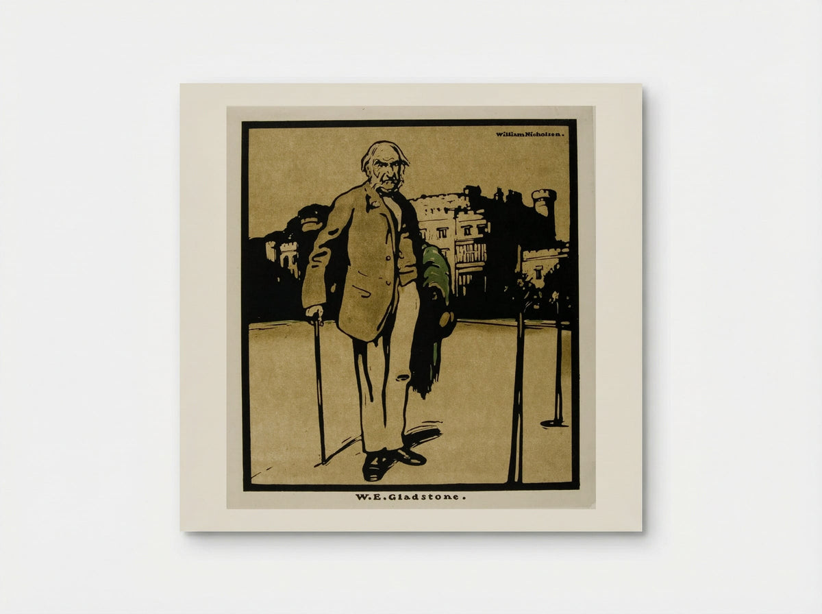 W.E. Gladstone - William Nicholson - Poster