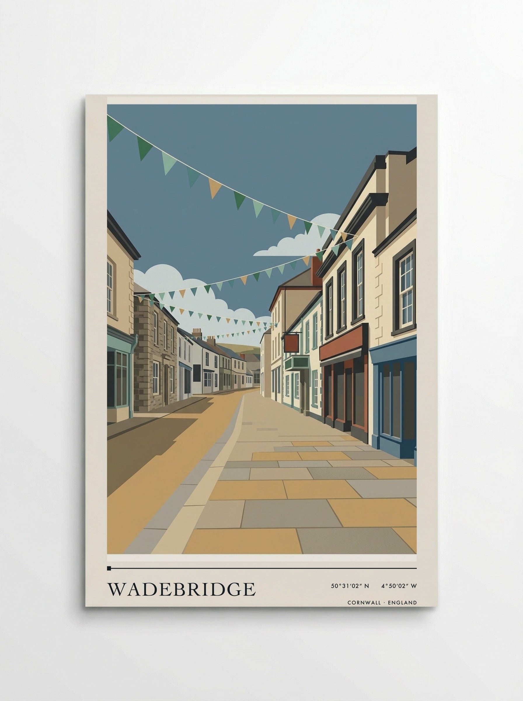Wadebridge Cornwall England Travel Poster - Poster