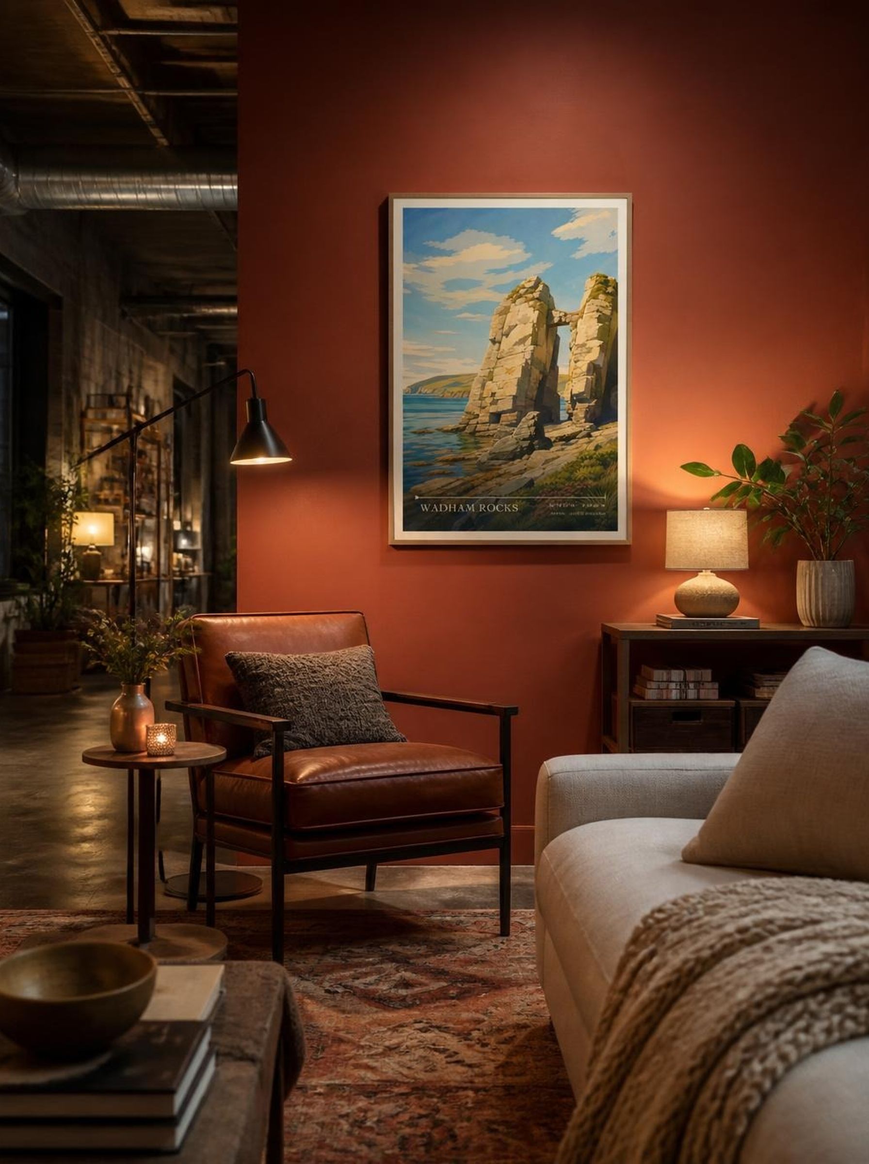 Wadham Rocks Devon United Kingdom Travel Poster - Lifestyle
