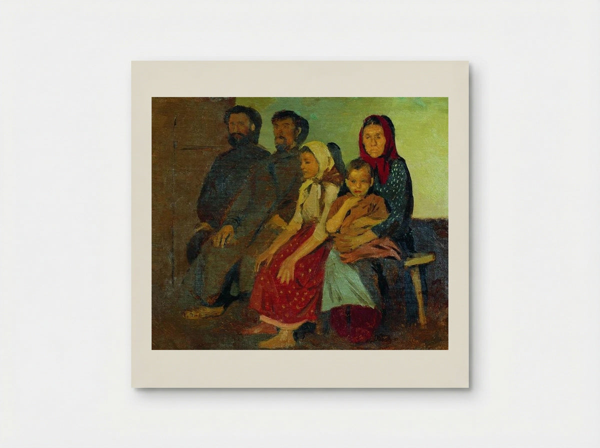 Waiting for Newlyweds from the Wedding in the Novgorod Province - Andrei Ryabushkin - Poster