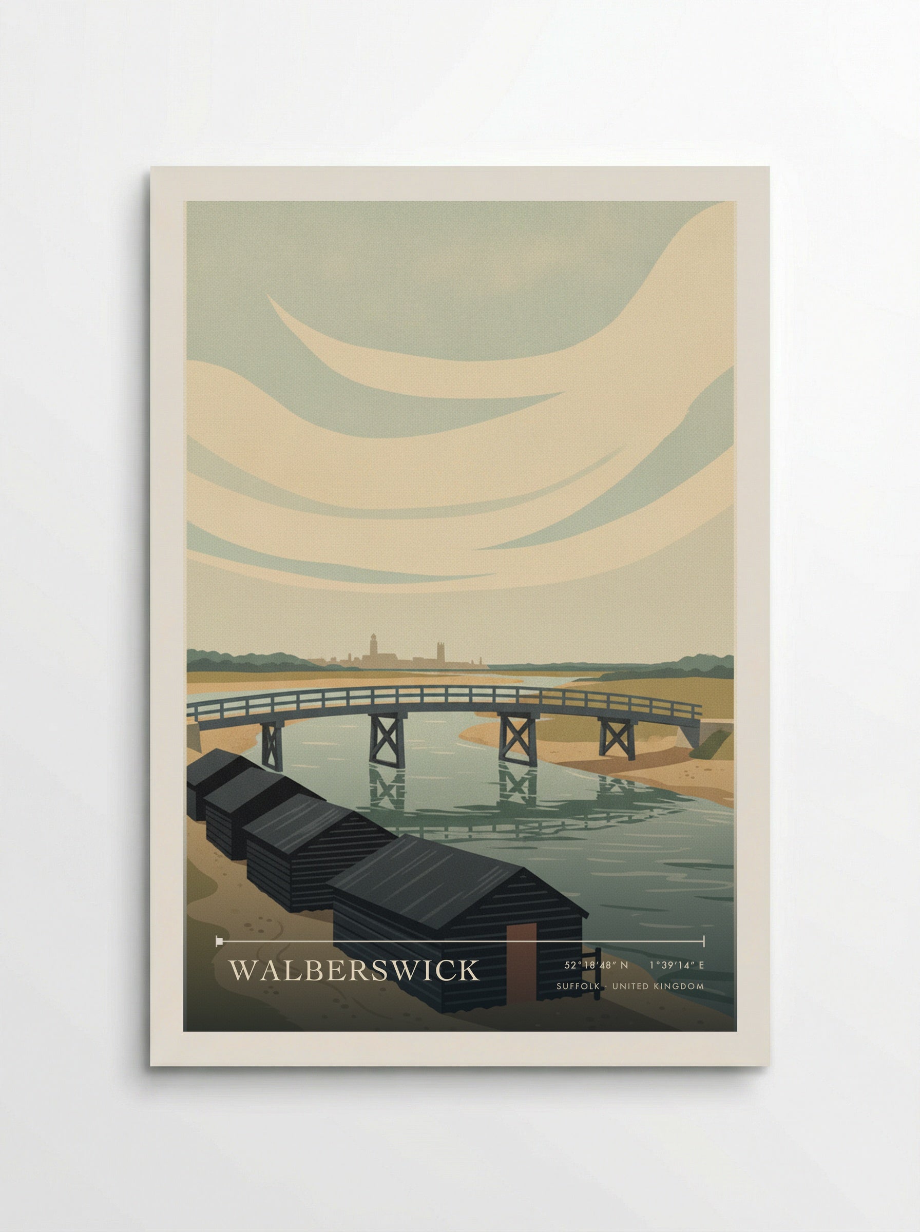 Walberswick Suffolk United Kingdom Travel Poster - Poster