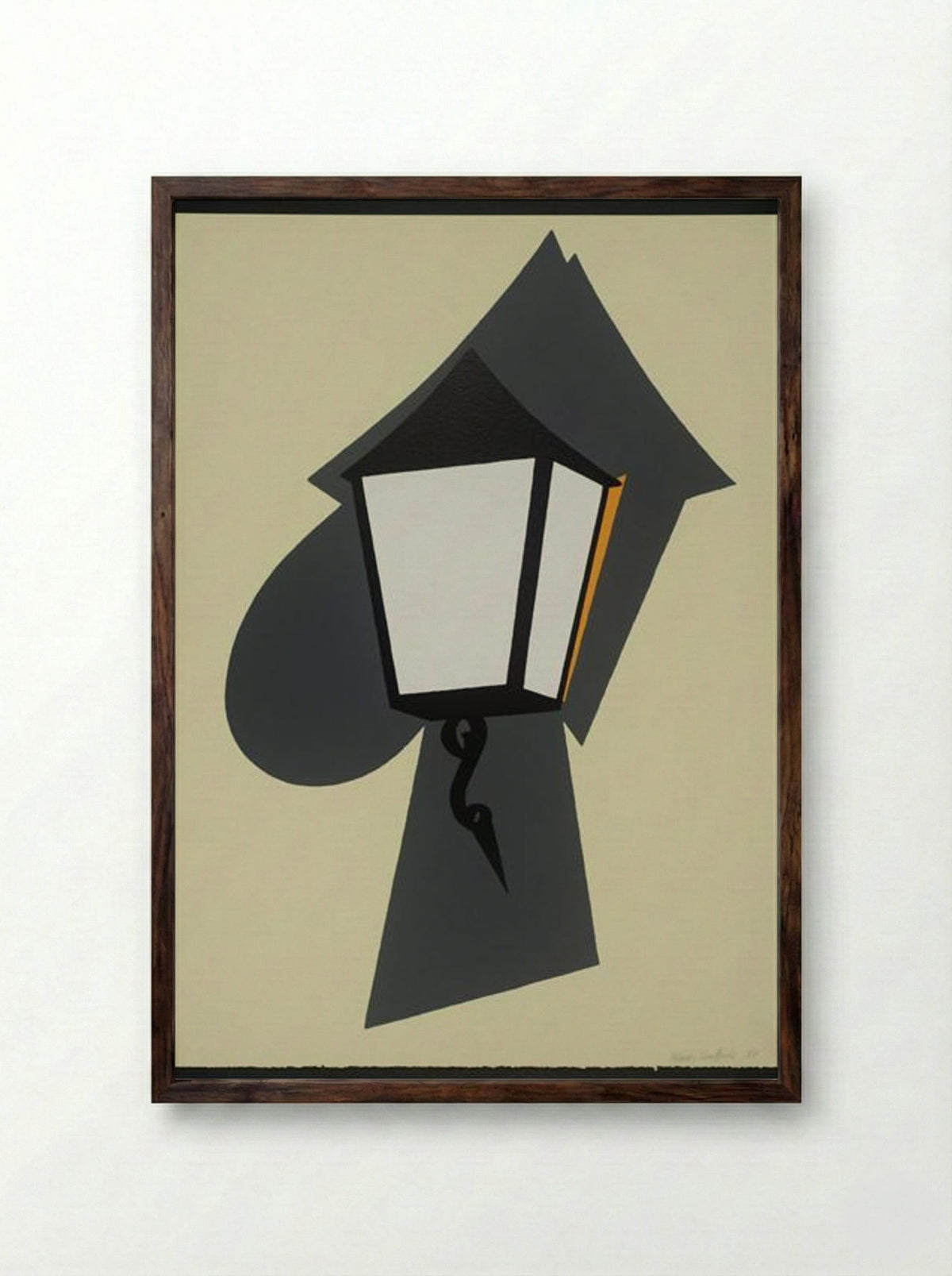 Wall Lamp - Patrick Caulfield - Framed Print Dark Wood