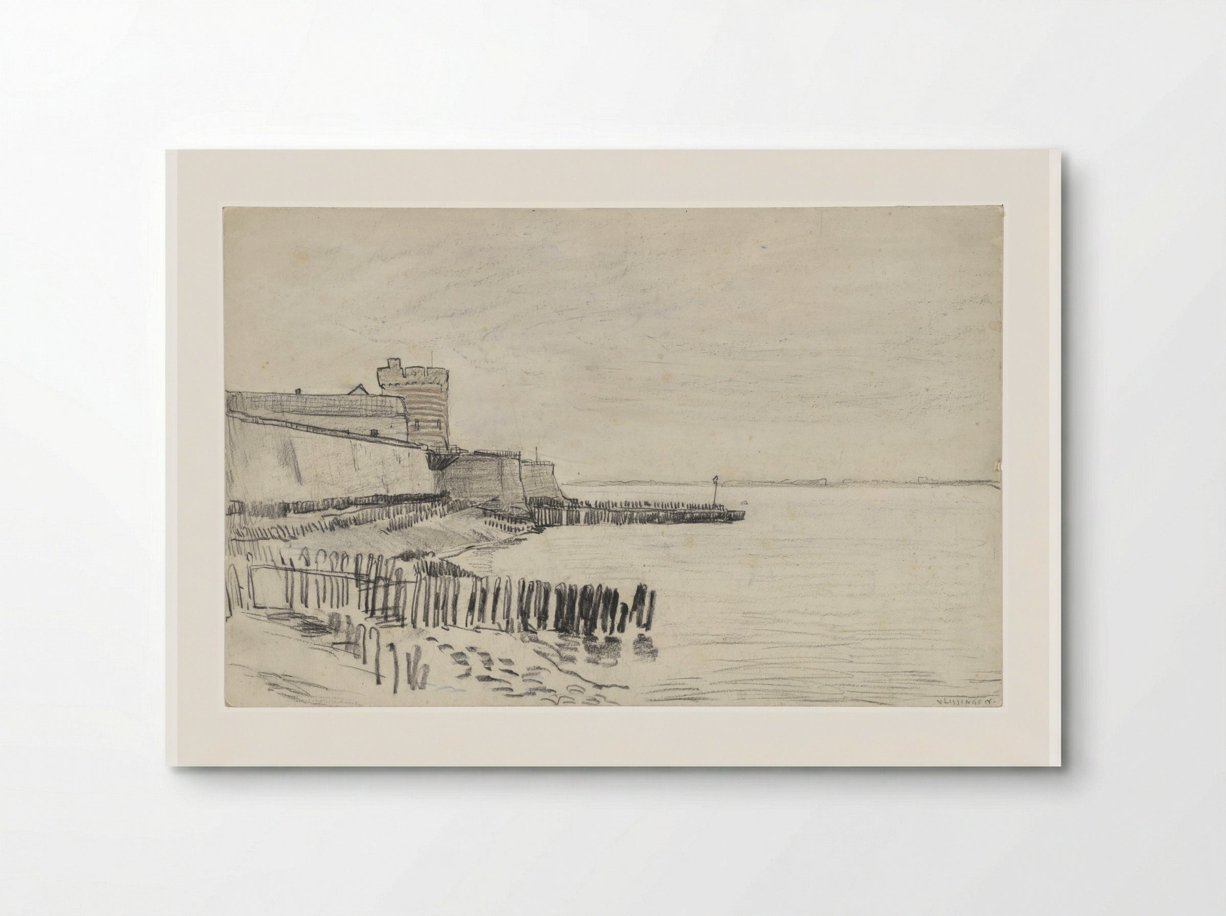 Wallen te Vlissingen - Adolf le Comte - Poster