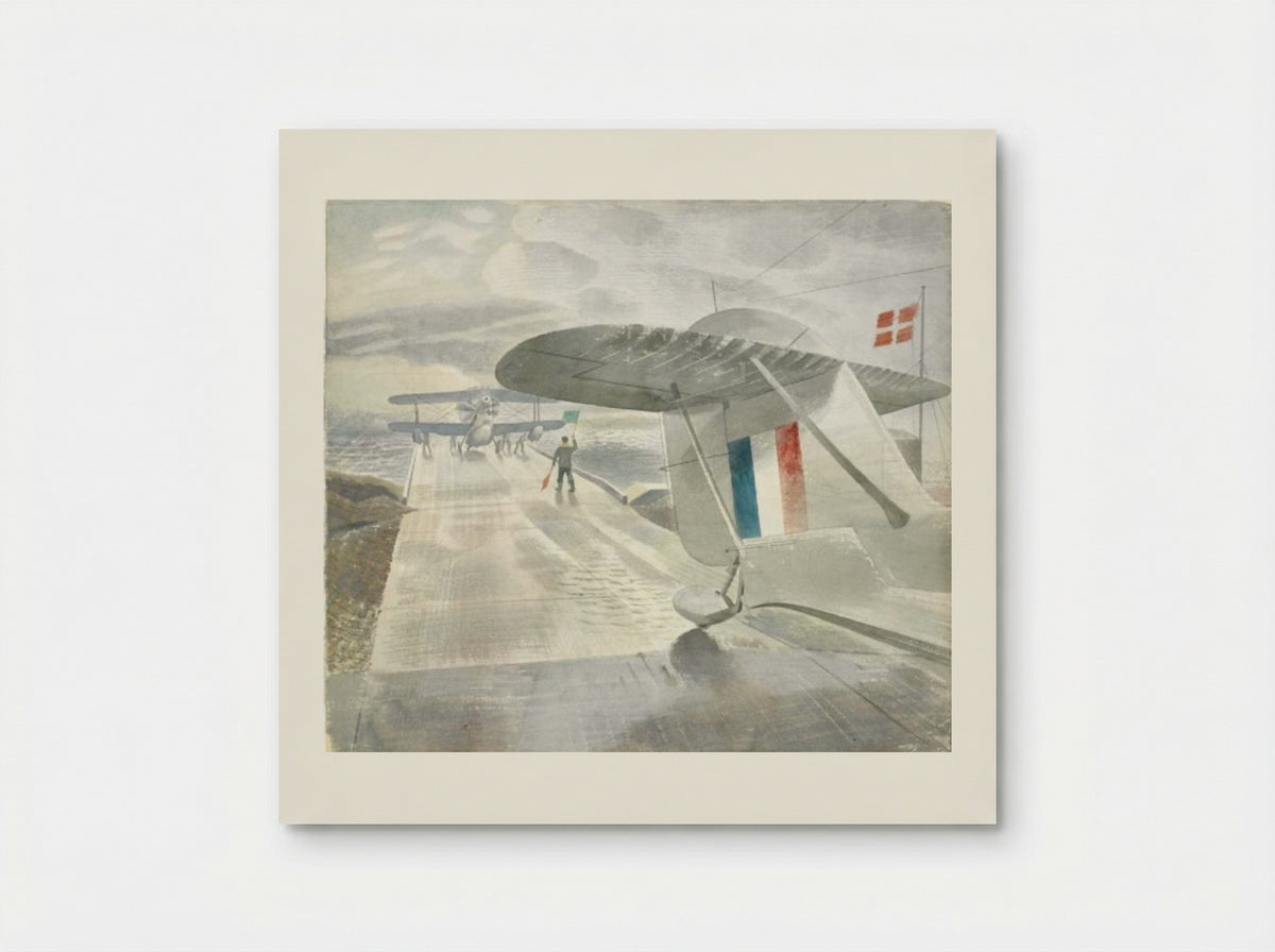 Walrus Aircraft on the Slipway - Eric Ravilious - Poster