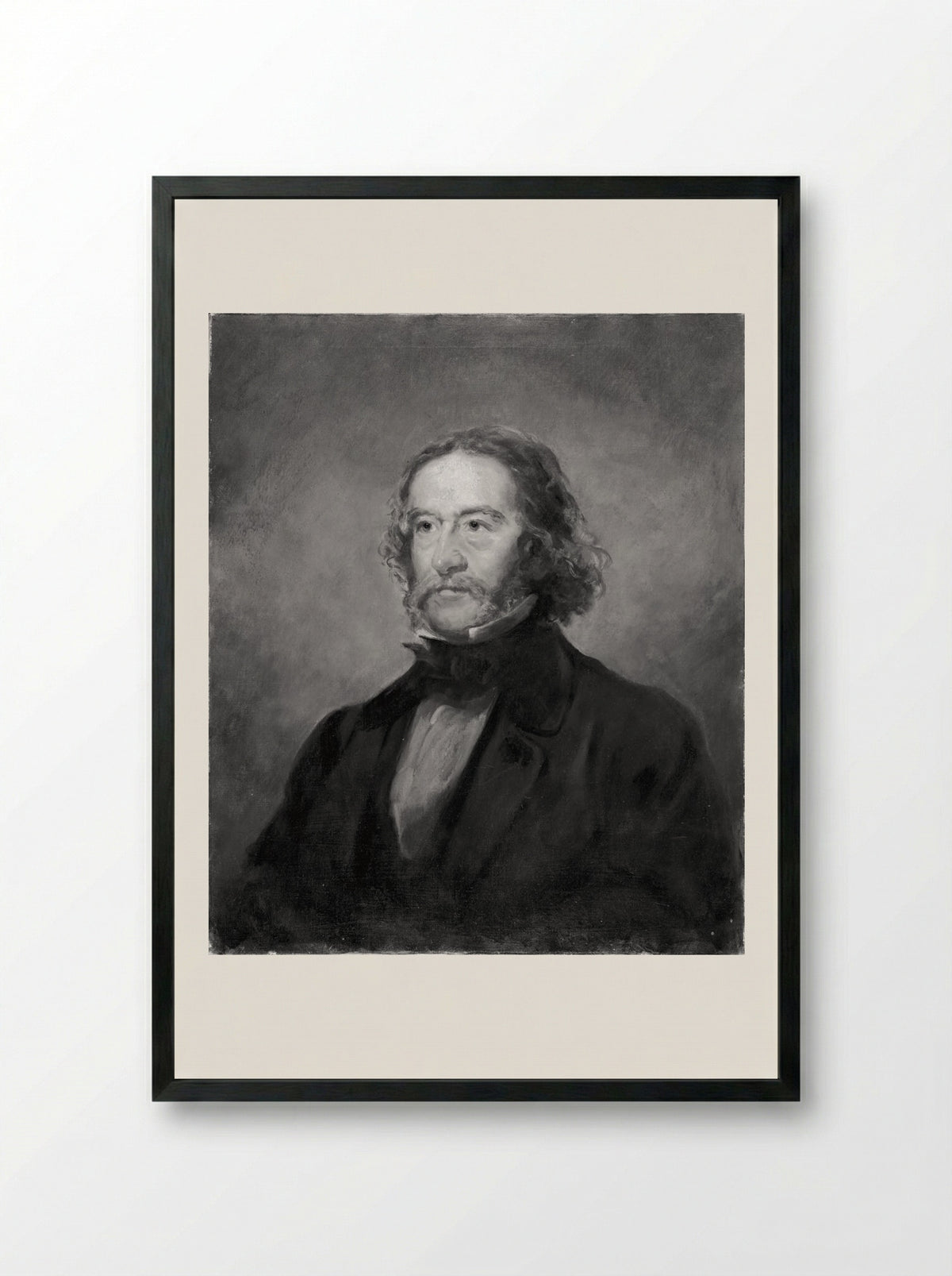 Walter Channing (After Joseph Alexander Ames) - William Franklin Draper - Framed Print Black