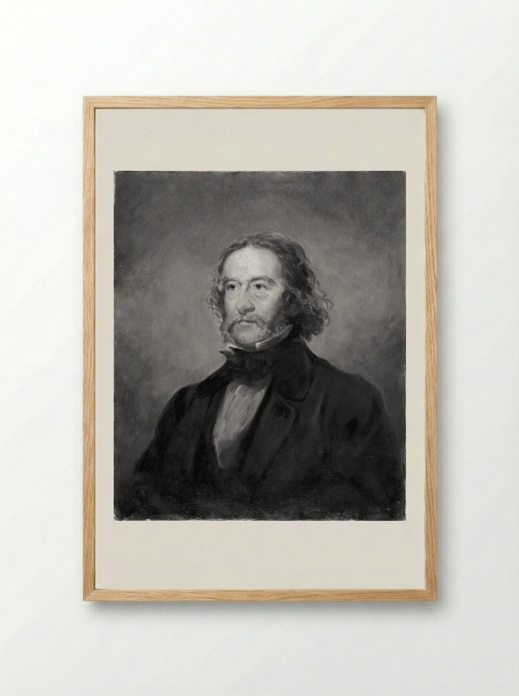 Walter Channing (After Joseph Alexander Ames) - William Franklin Draper - Framed Print Wood