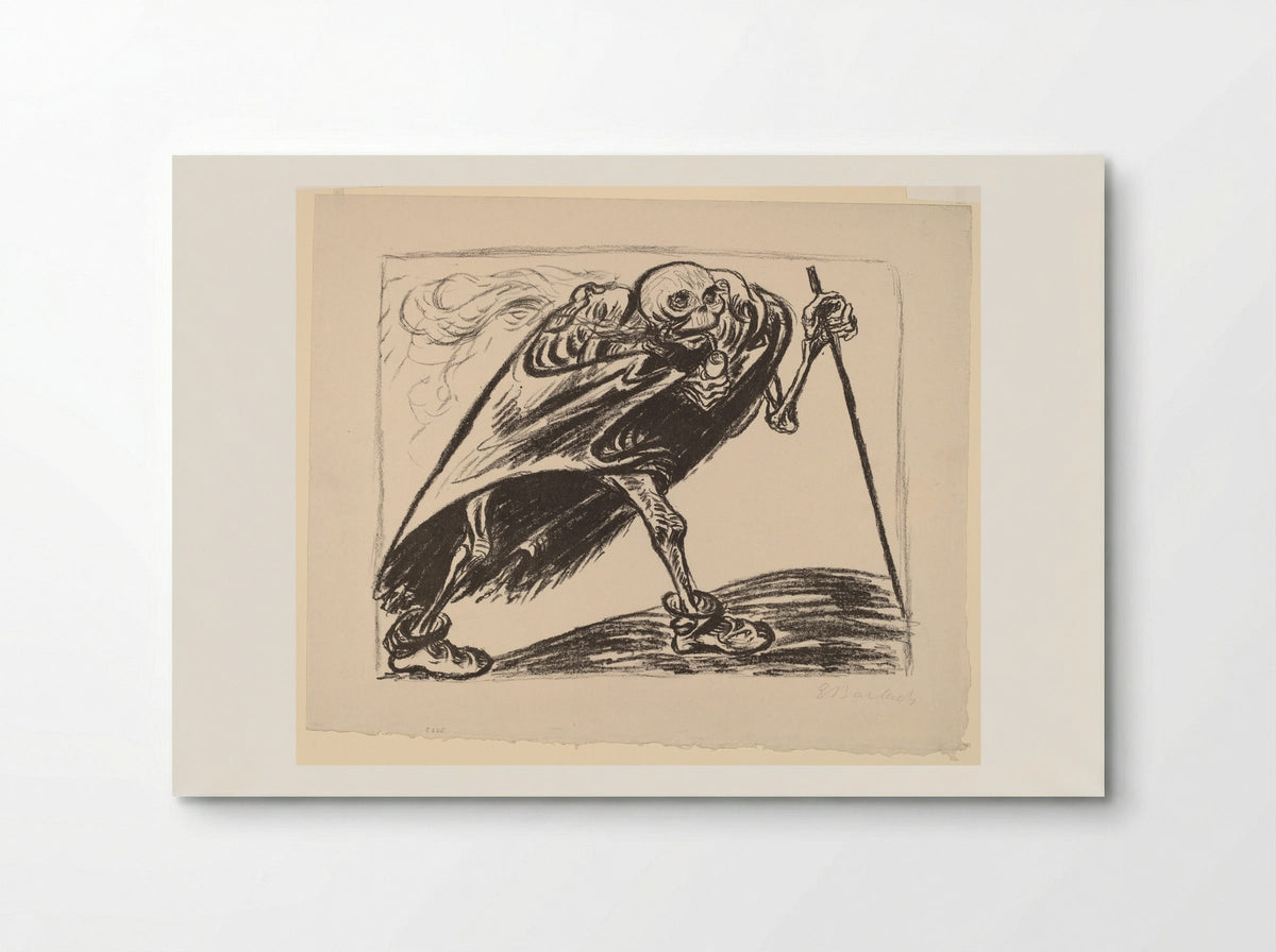 Wandering Death - Ernst Barlach - Poster