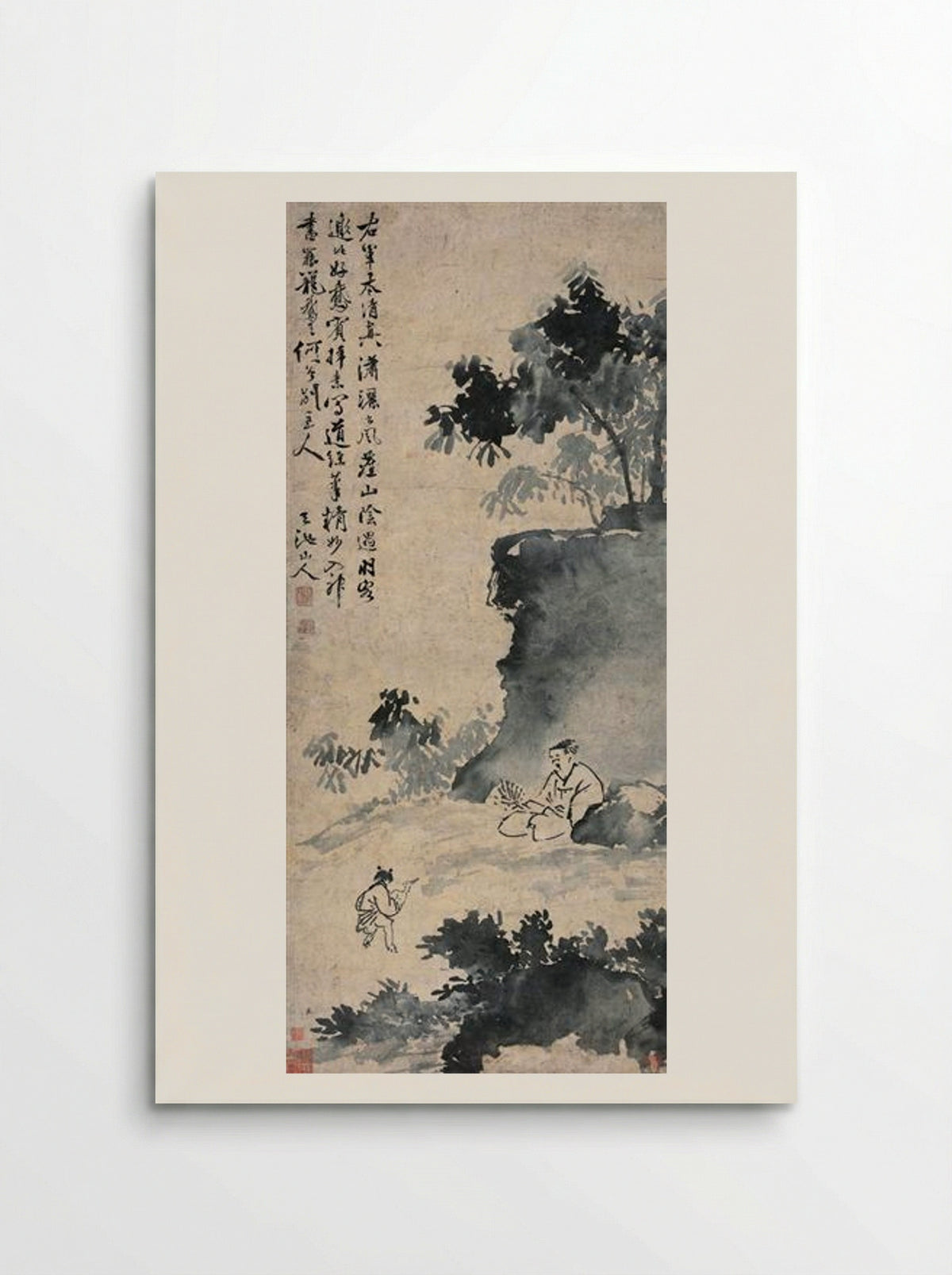 Wang Xizhi Watching Geese - Xu Wei - Poster