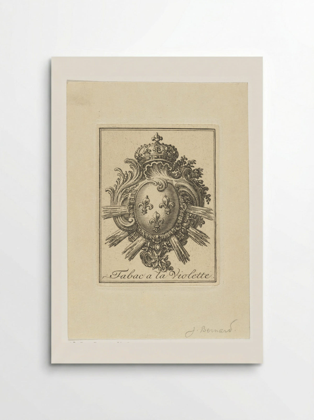 Wapen met drie lelies - Jean Bernard - Poster