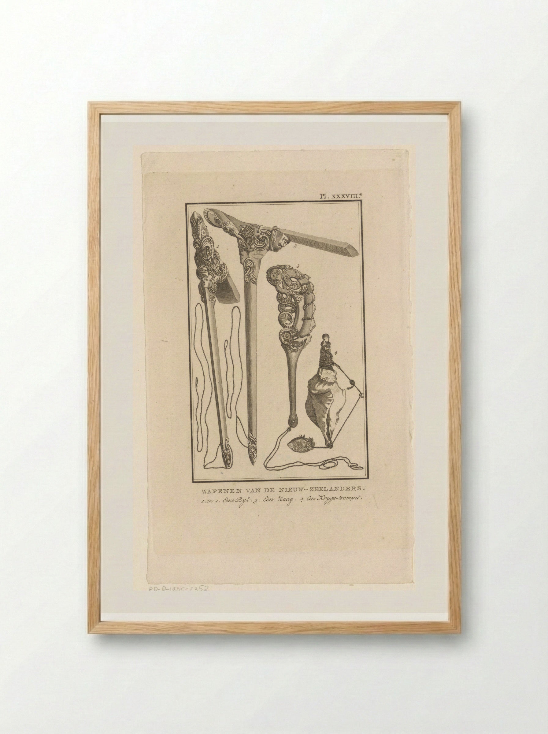 Wapenen van de Nieuw-Zeelanders - Diverse Vervaardigers - Framed Print Wood
