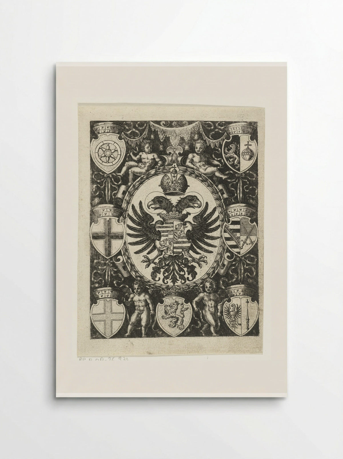 Wapenschilden - Abraham de Bruyn - Poster