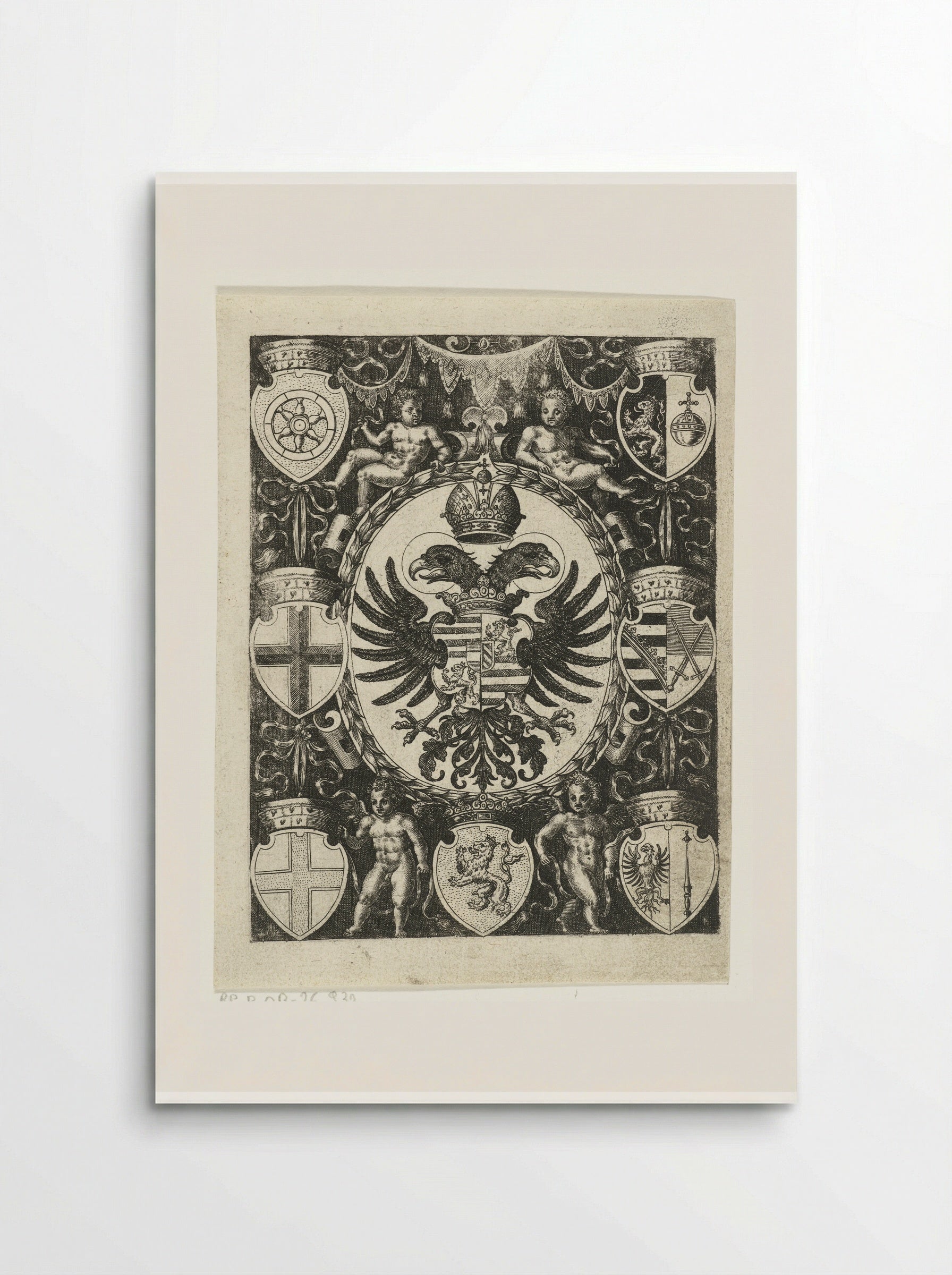 Wapenschilden - Abraham de Bruyn - Poster