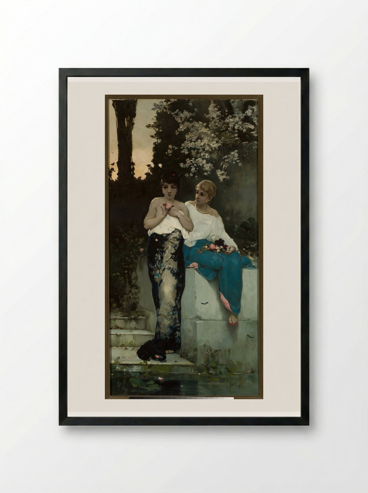 War - Wilhelm Kotarbiński - Framed Print Black