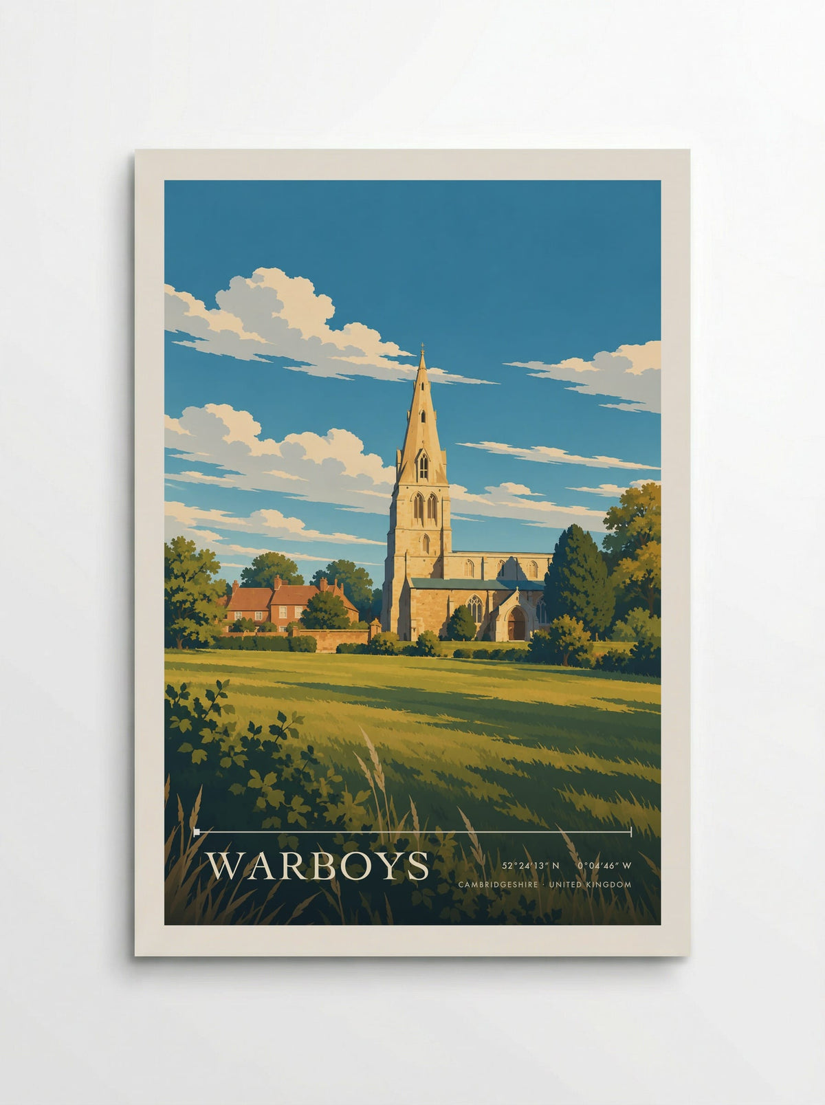 Warboys, Cambridgeshire | Travel Poster - Poster