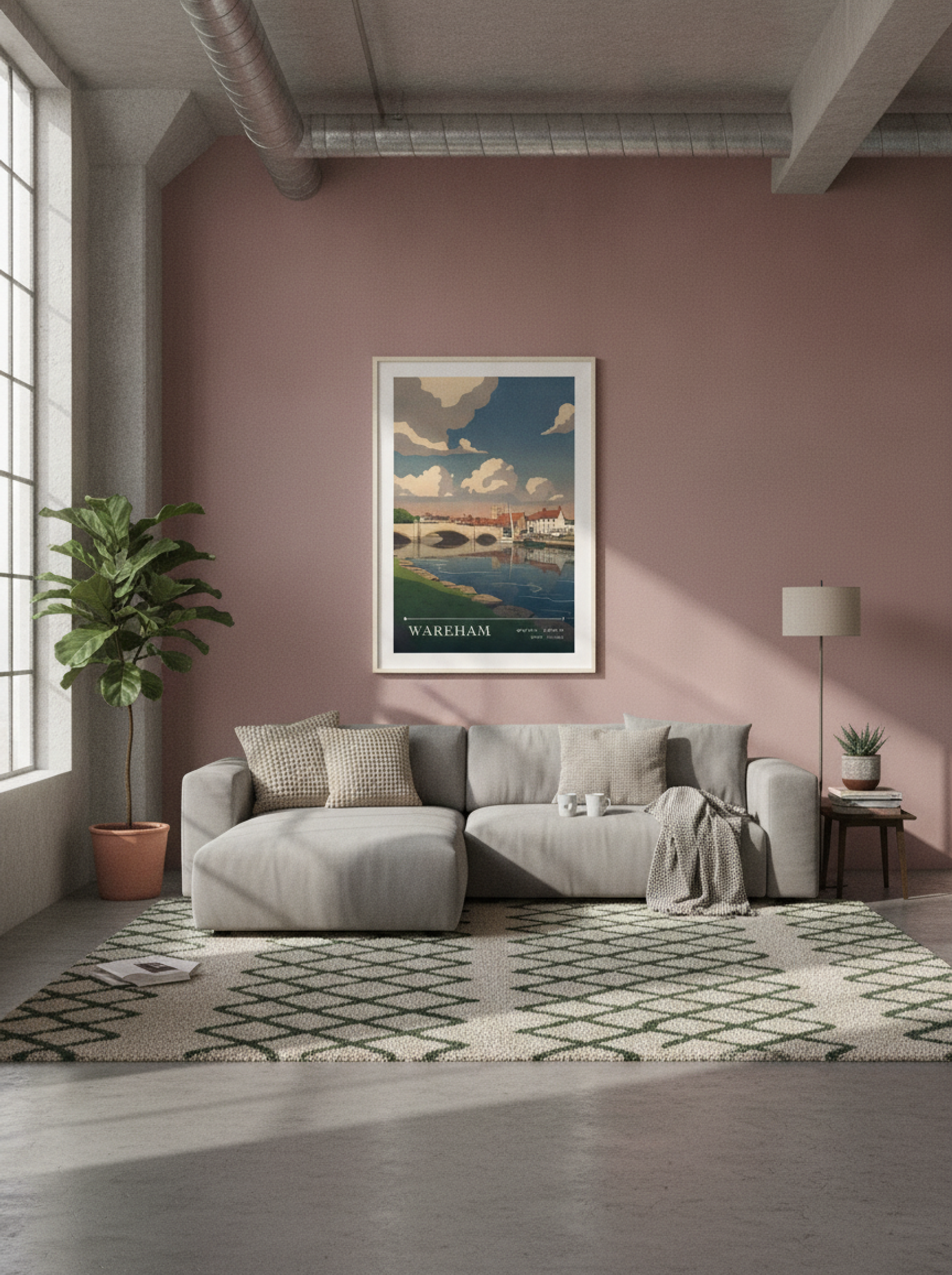 Wareham Dorset England Travel Poster - Lifestyle