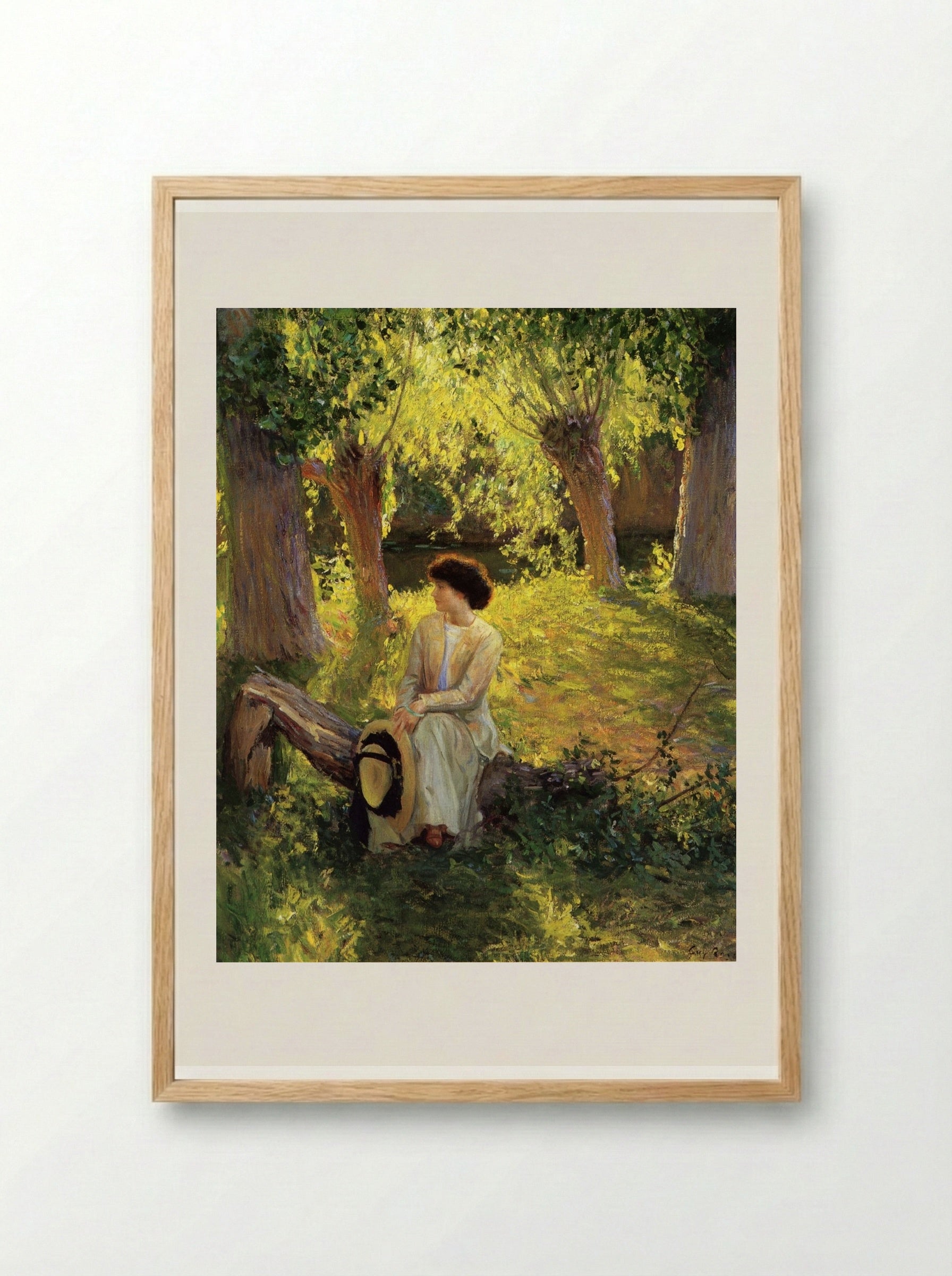 Warm Afternoon - Guy Rose - Framed Print Wood