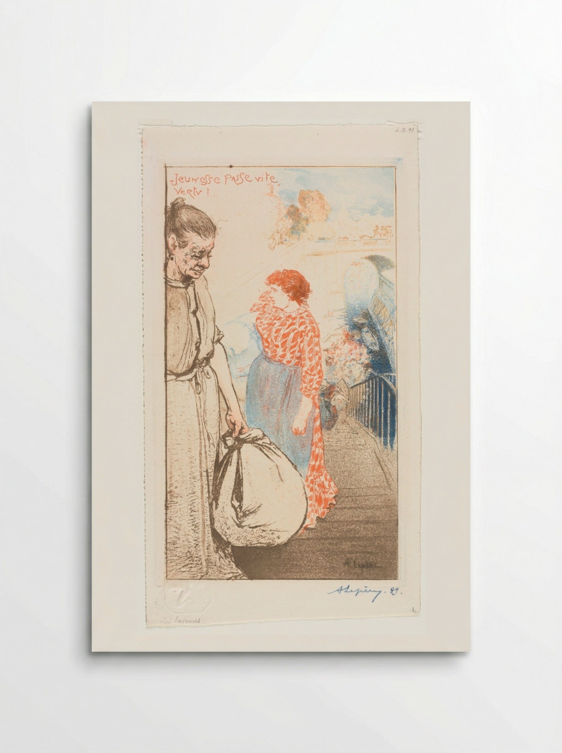Washerwomen (Les Laveuses) - Auguste Louis Lepère - Poster