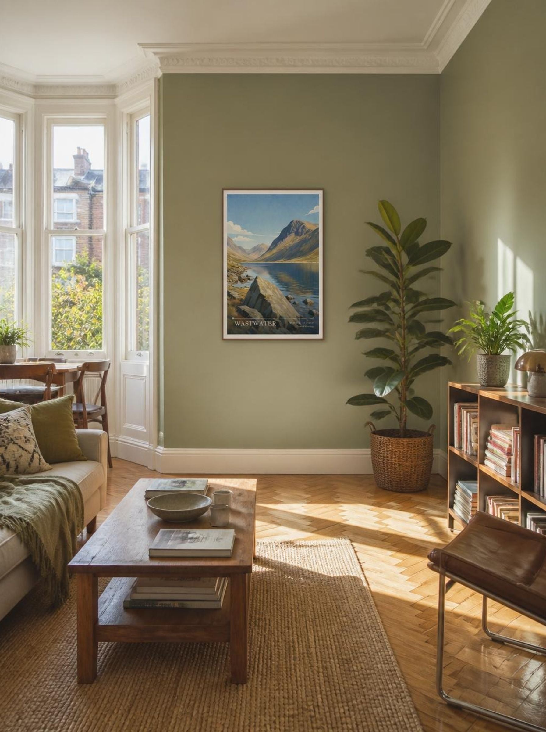 Wastwater United Kingdom Travel Poster - Lifestyle