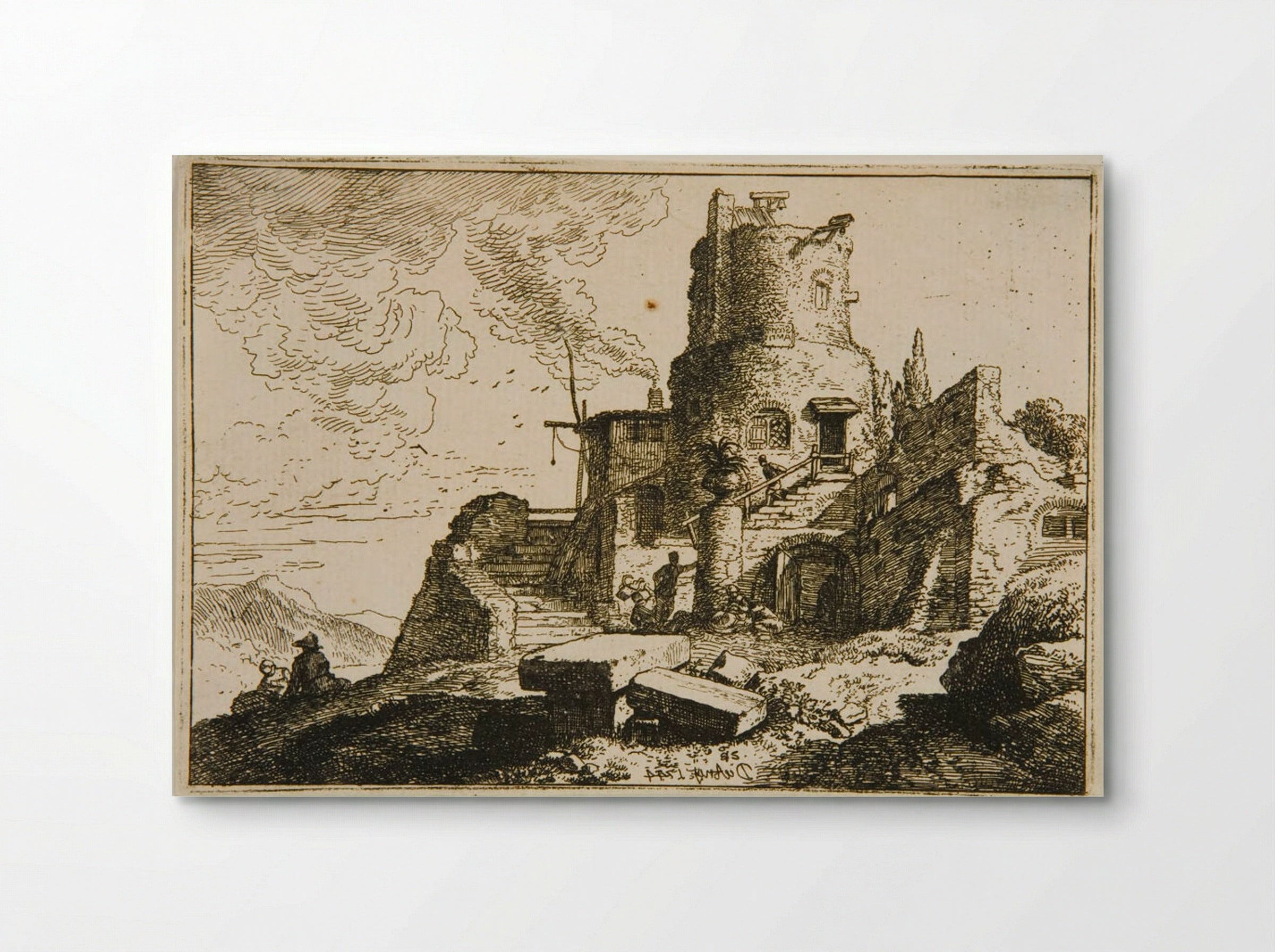 Watch-Tower - Christian Wilhelm Ernst Dietrich - Poster