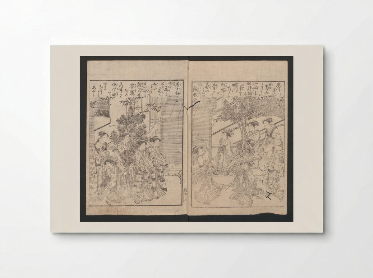 Watchtower Hill (Ehon monomigaoka) - Torii Kiyonaga - Poster
