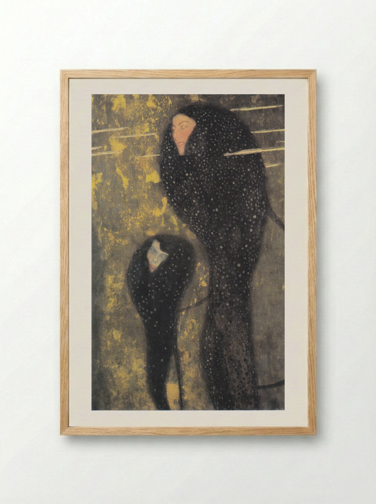 Water Nymphs (Silverfish) - Gustav Klimt - Framed Print Wood