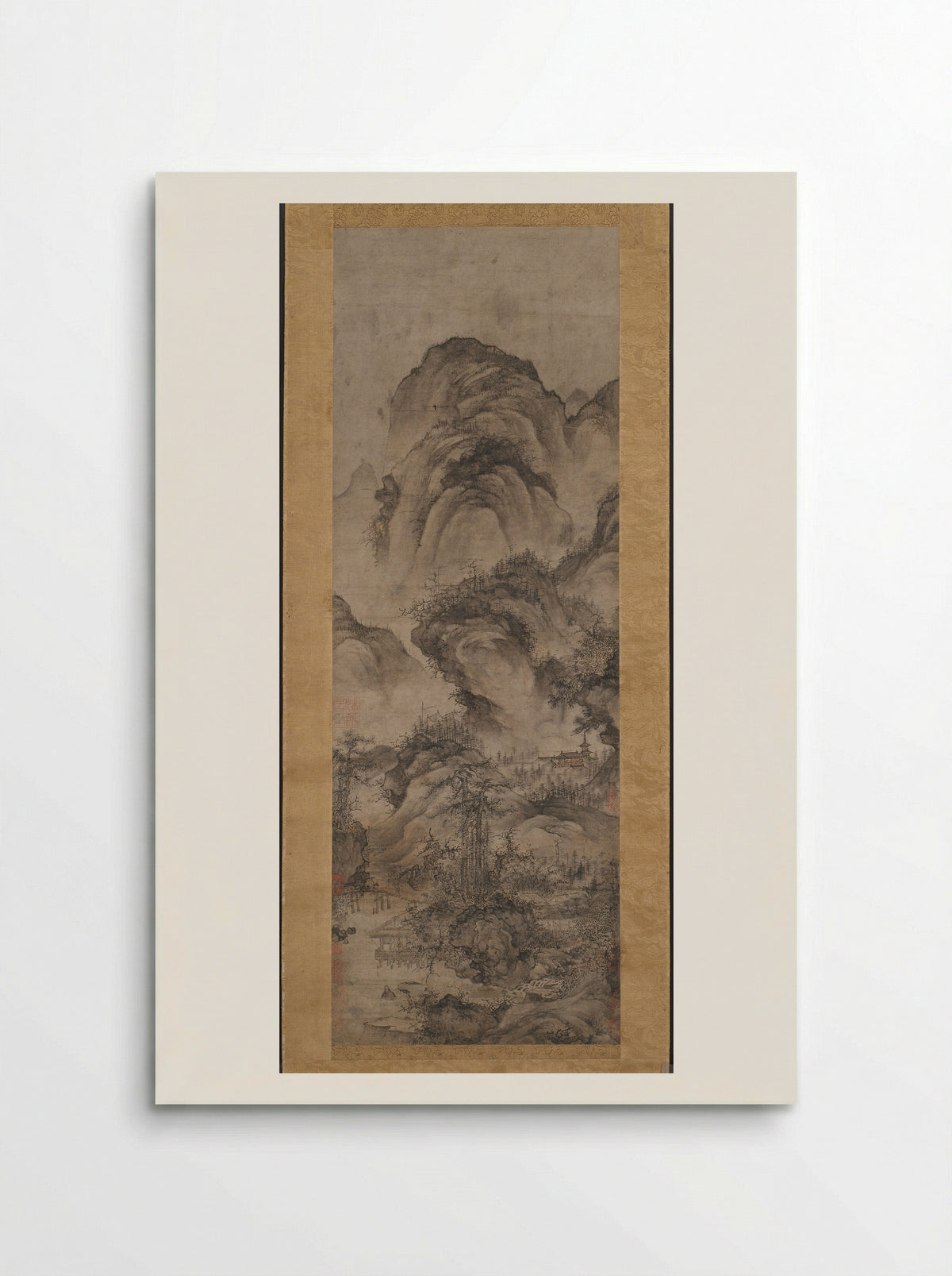 Water Pavilion by Twin Pines - Guo Xi - Poster