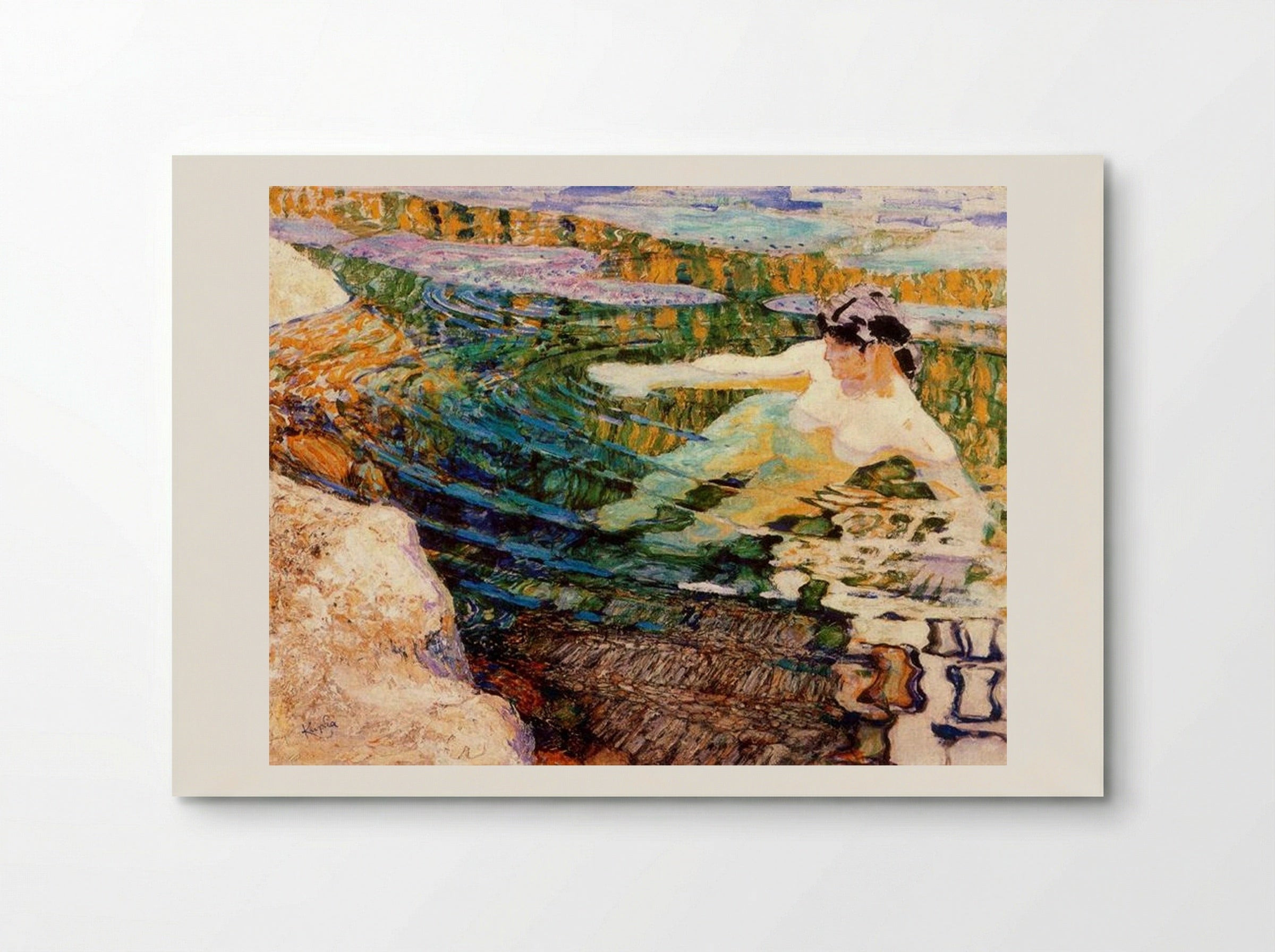 Water (The Bather) - Frantisek Kupka - Poster