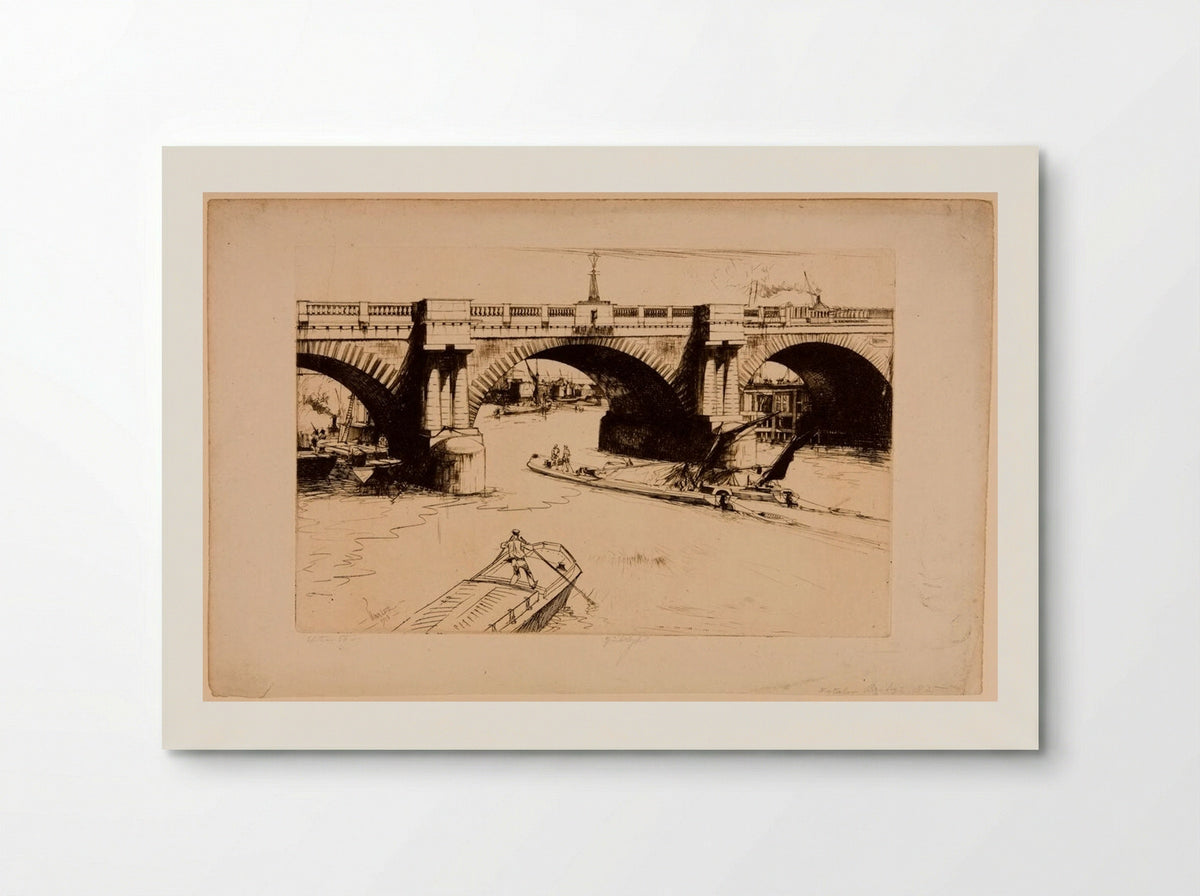 Waterloo Bridge - John W. Winkler - Poster
