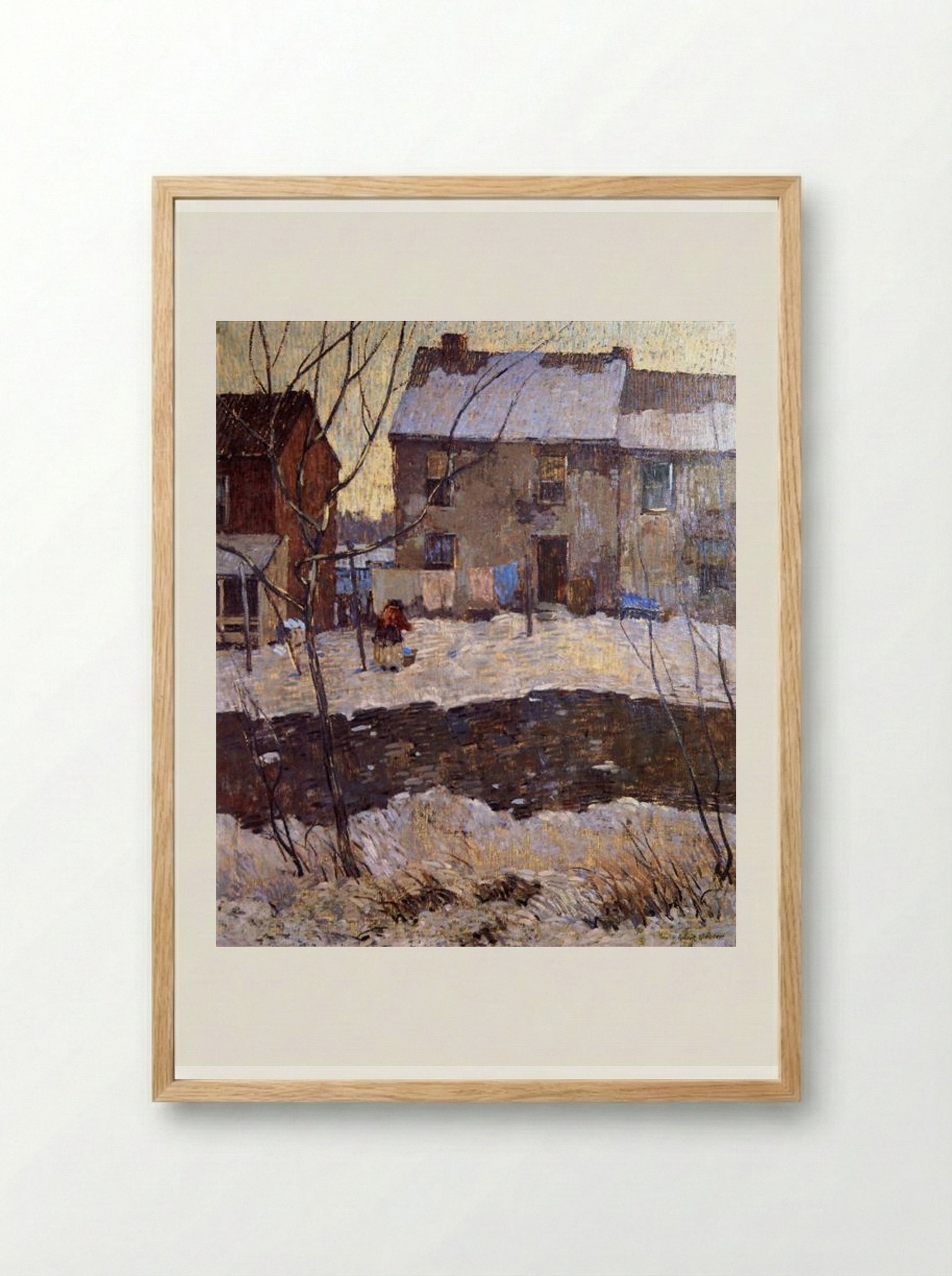 Waterloo Place - Robert Spencer - Framed Print Wood