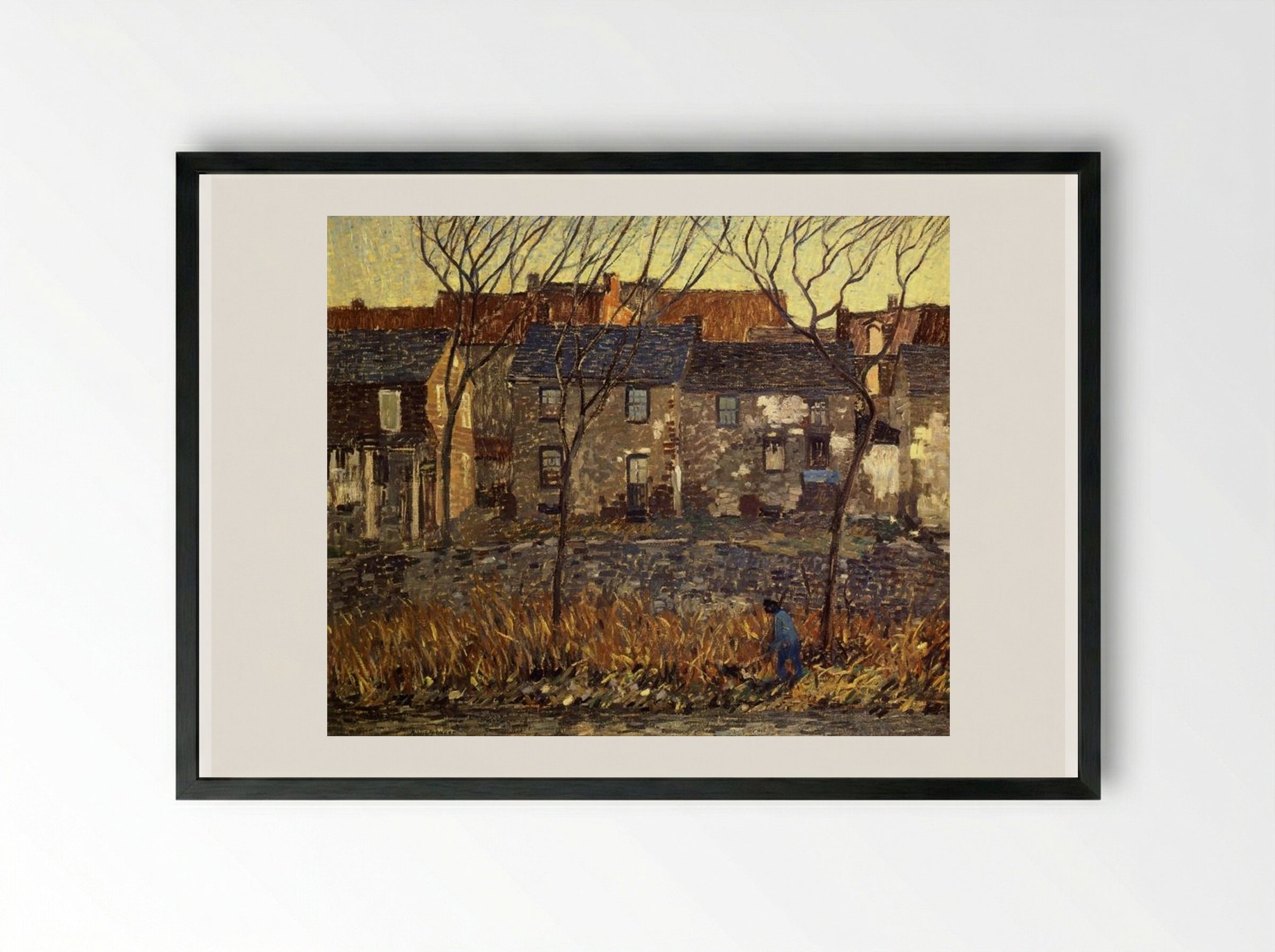 Waterloo Row - Robert Spencer - Framed Print Black