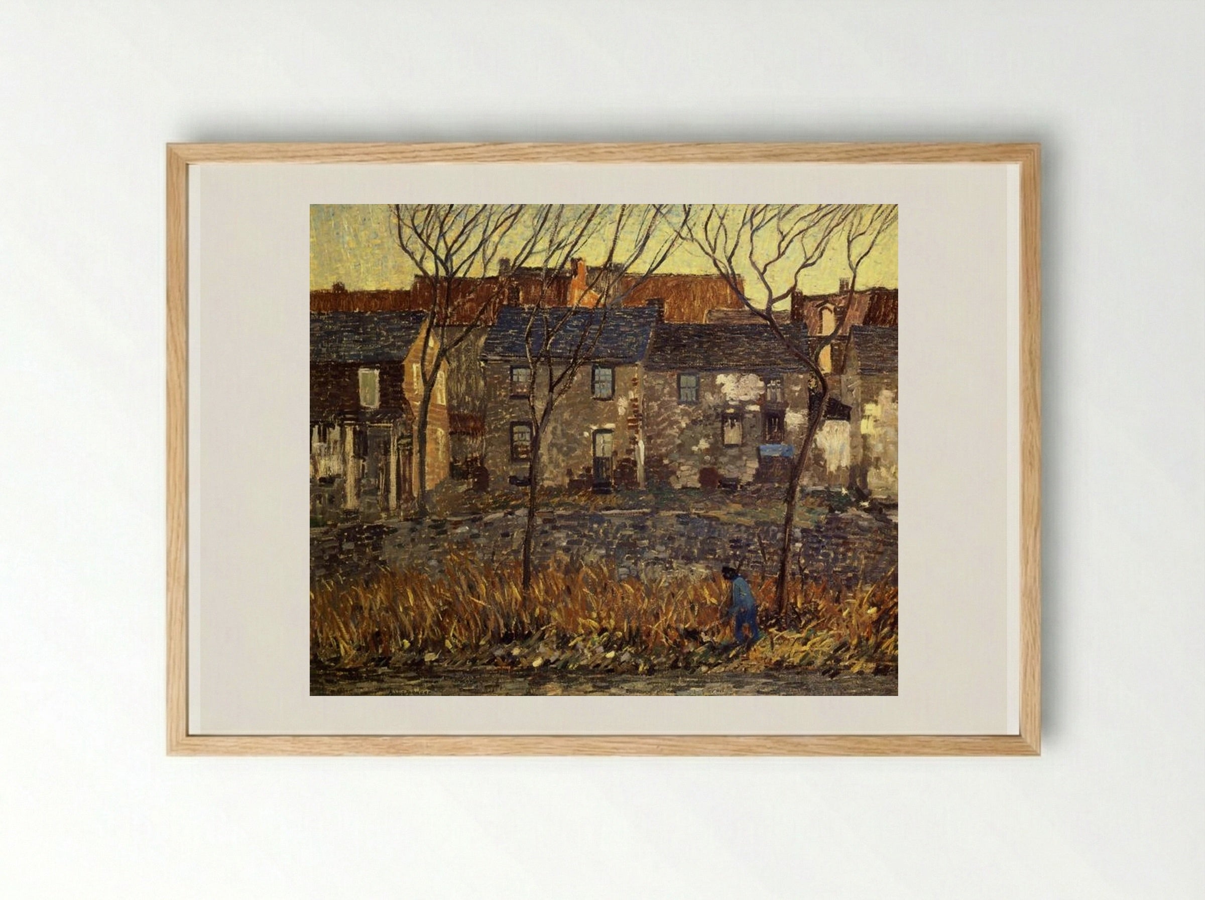 Waterloo Row - Robert Spencer - Framed Print Wood