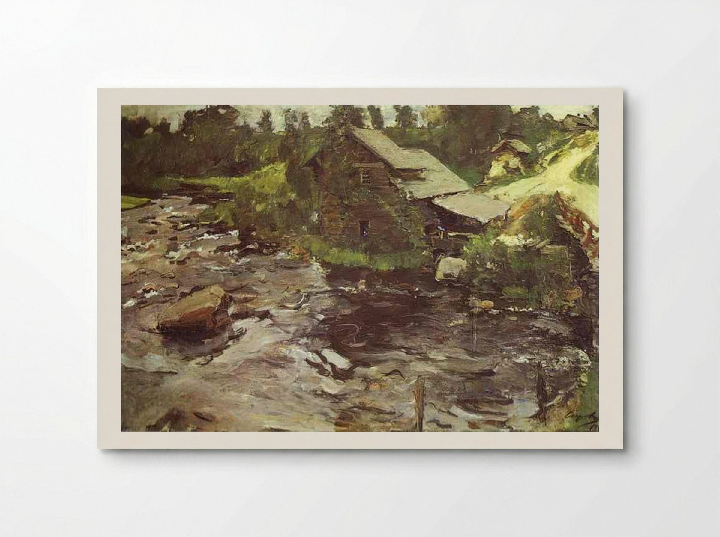 Watermill in Finland - Valentin Serov - Poster