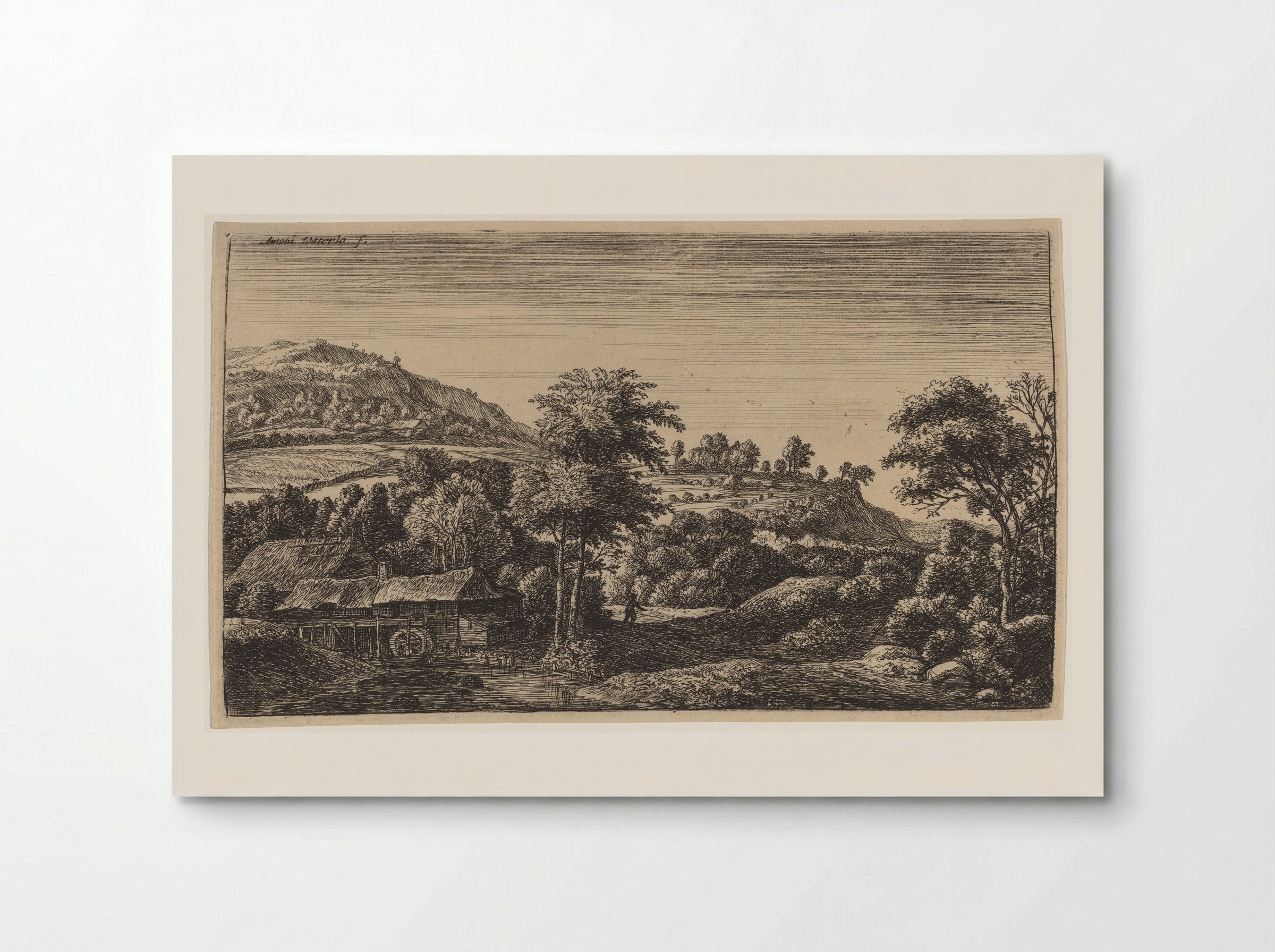 Watermill - Anthonie Waterloo - Poster
